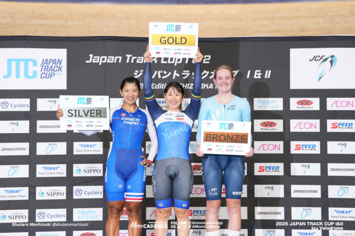 梶原悠未,KAJIHARA Yumi,ファン・ティンイン,HUANG Ting Ying, サマンサ・ドネリー,DONNELLY Samantha, 女子オムニアム, WOMEN'S Omnium, 2025ジャパントラックカップ I, 伊豆ベロドローム, 2025 Japan Track Cup I, Izu Velodrome, Japan