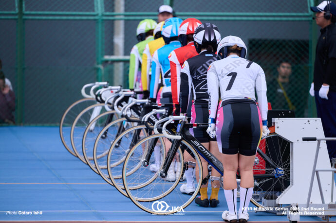 池原杏, 成海綾香, 西田美菜, 北津留千羽, 千葉捺美, 今西瑠花, 競輪ルーキーシリーズ2025 第2戦, 3R, 別府競輪場
