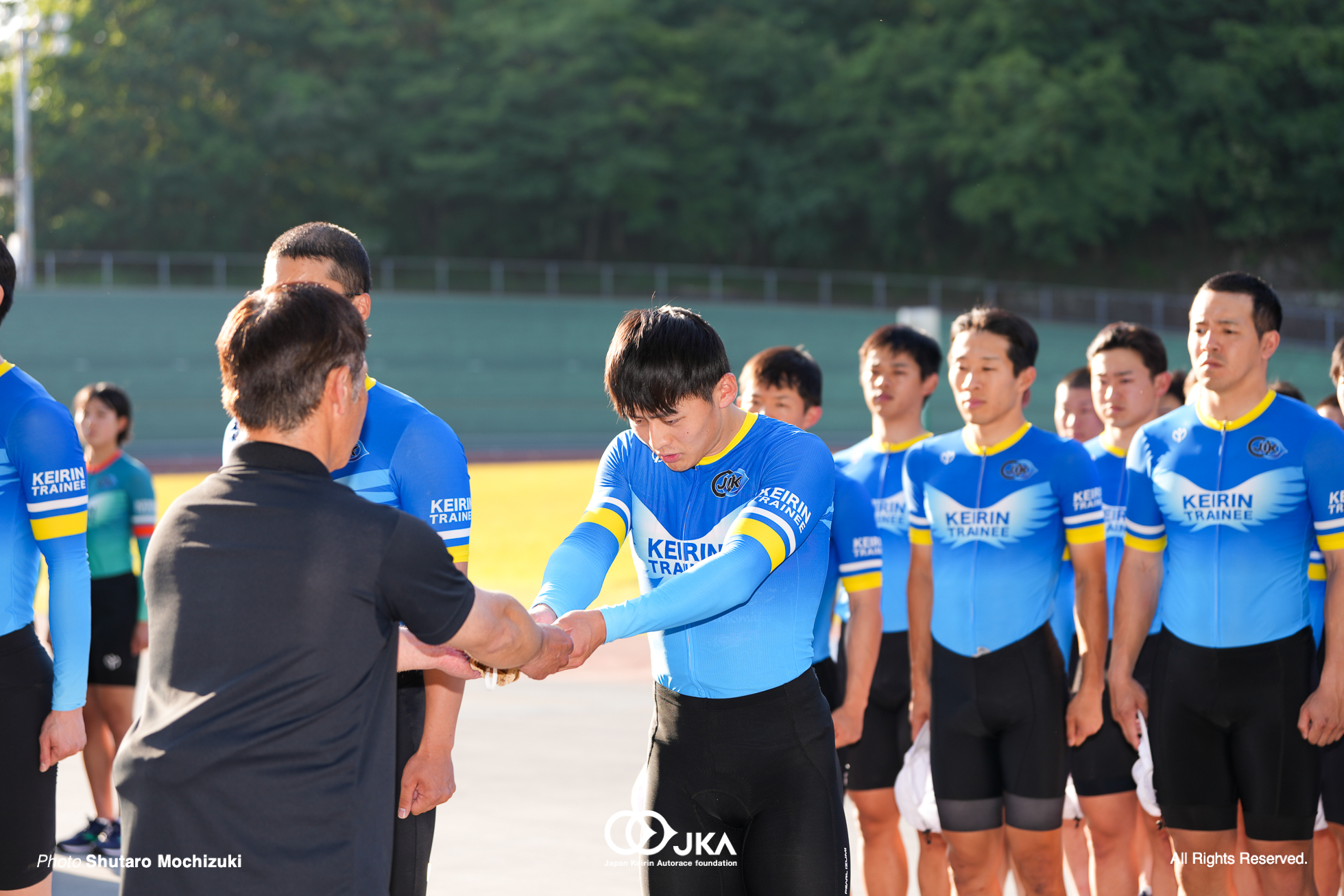 長川達哉, 第1回記録会, 日本競輪選手養成所（JIK）, 第129・130回生
