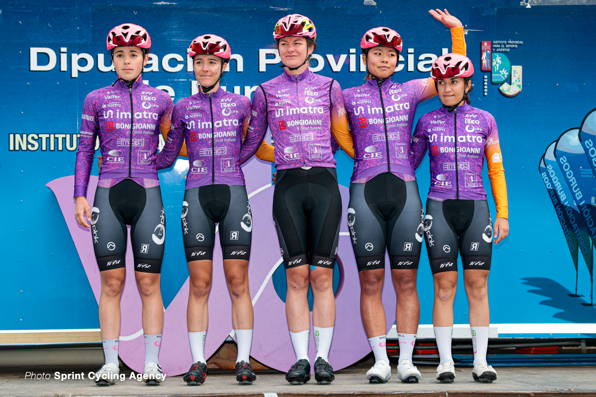 Vuelta Burgos Femenina 2025 - 10th Edition - 1st stage Burgos -Poza de La Sal 125km - 22/05/2025 - BePink - Imatra - Bongioanni - photo Rafa Gomez/SprintCyclingAgency©2025