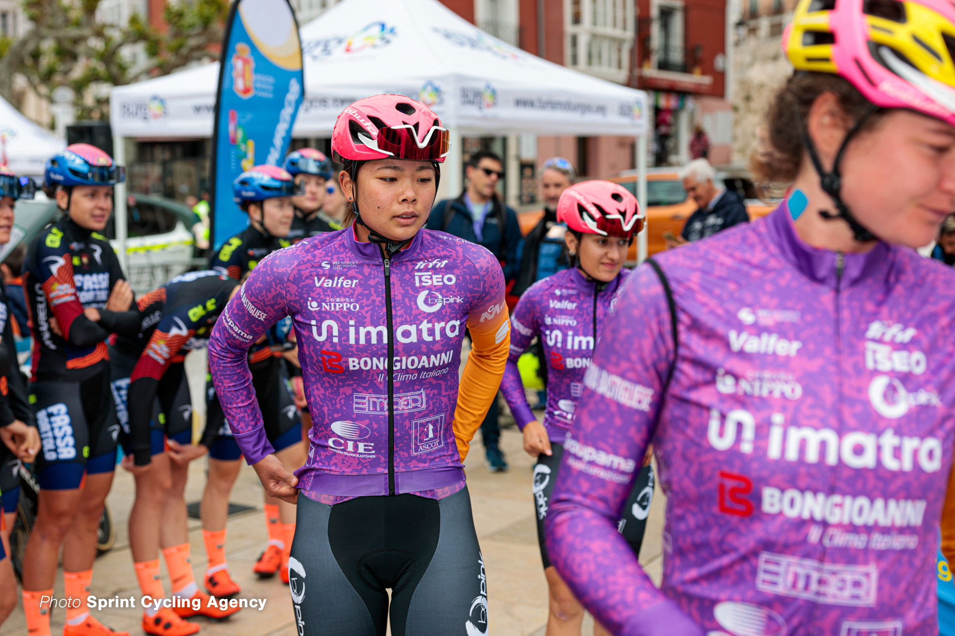 Vuelta Burgos Femenina 2025 - 10th Edition - 1st stage Burgos -Poza de La Sal 125km - 22/05/2025 - BePink - Imatra - Bongioanni - photo Rafa Gomez/SprintCyclingAgency©2025