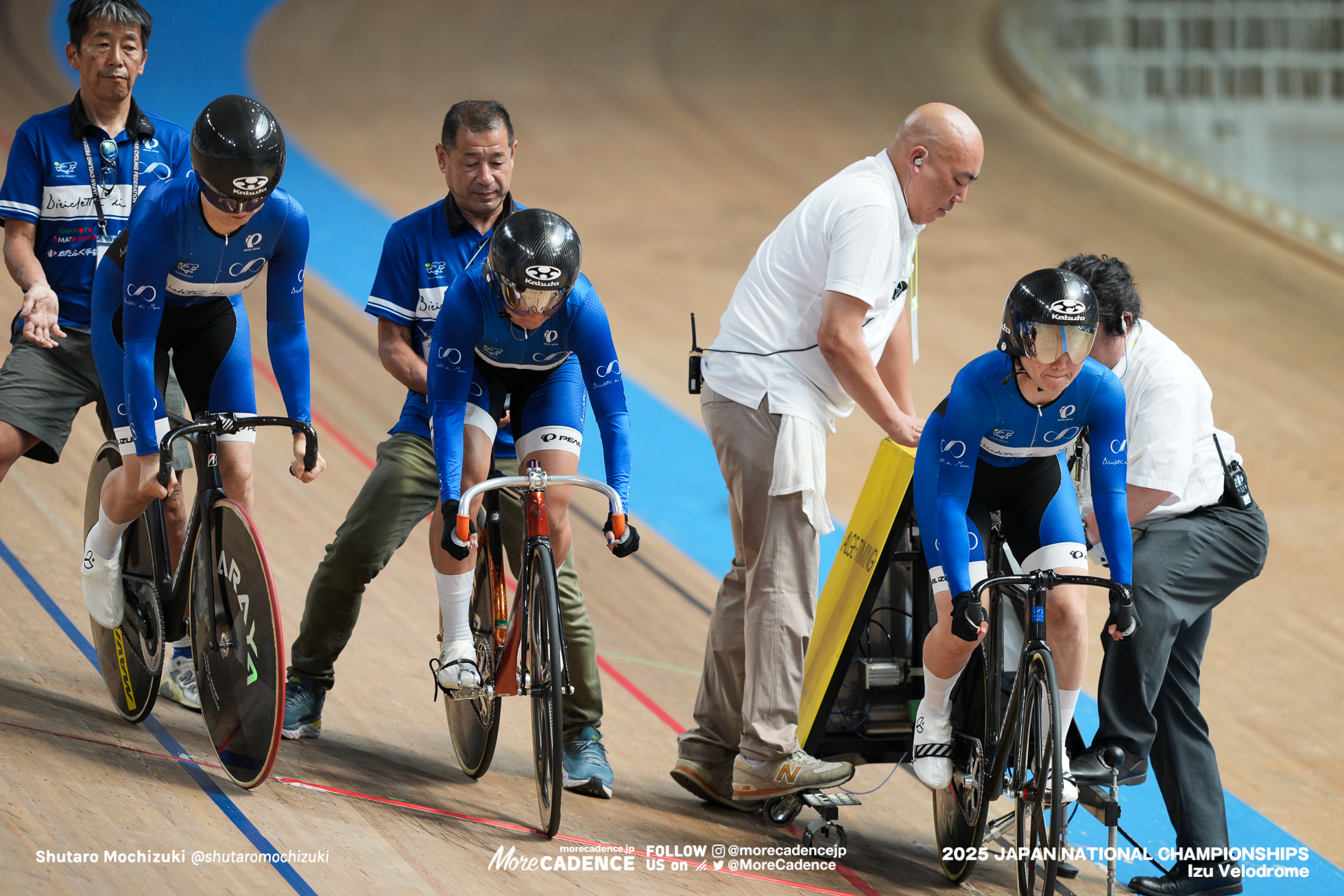 豊岡英子, 鈴木章代, 五味田奈緒, エリート, 女子チームスプリント, 2025全日本選手権トラック, 伊豆ベロドローム