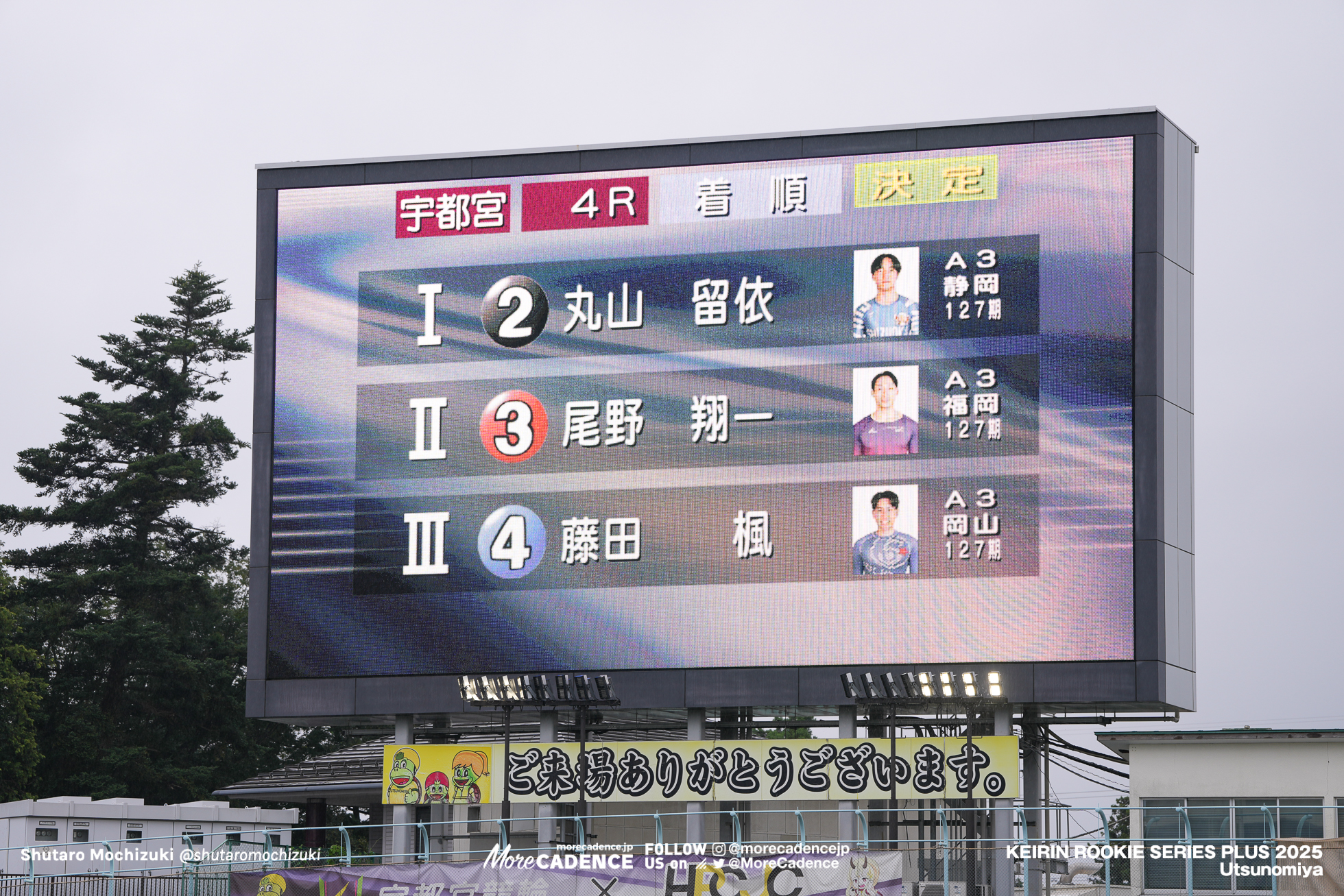 ルーキーシリーズプラス2025 決勝, 宇都宮競輪場
