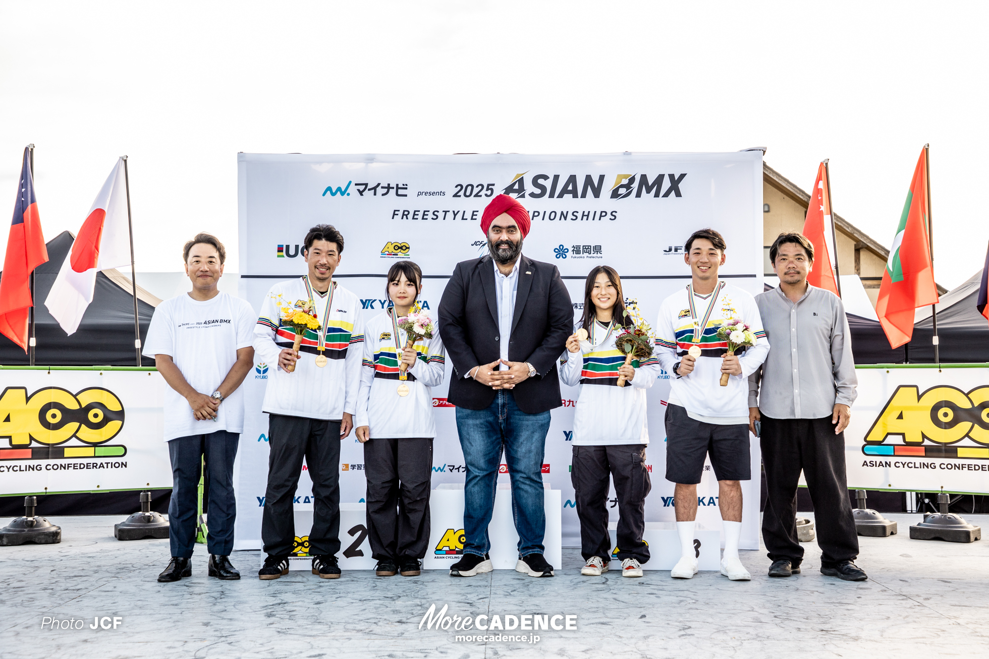中村輪夢, ⼾髙千翠, ⼩澤美晴, 佐々⽊元, アジアBMXフリースタイル選手権