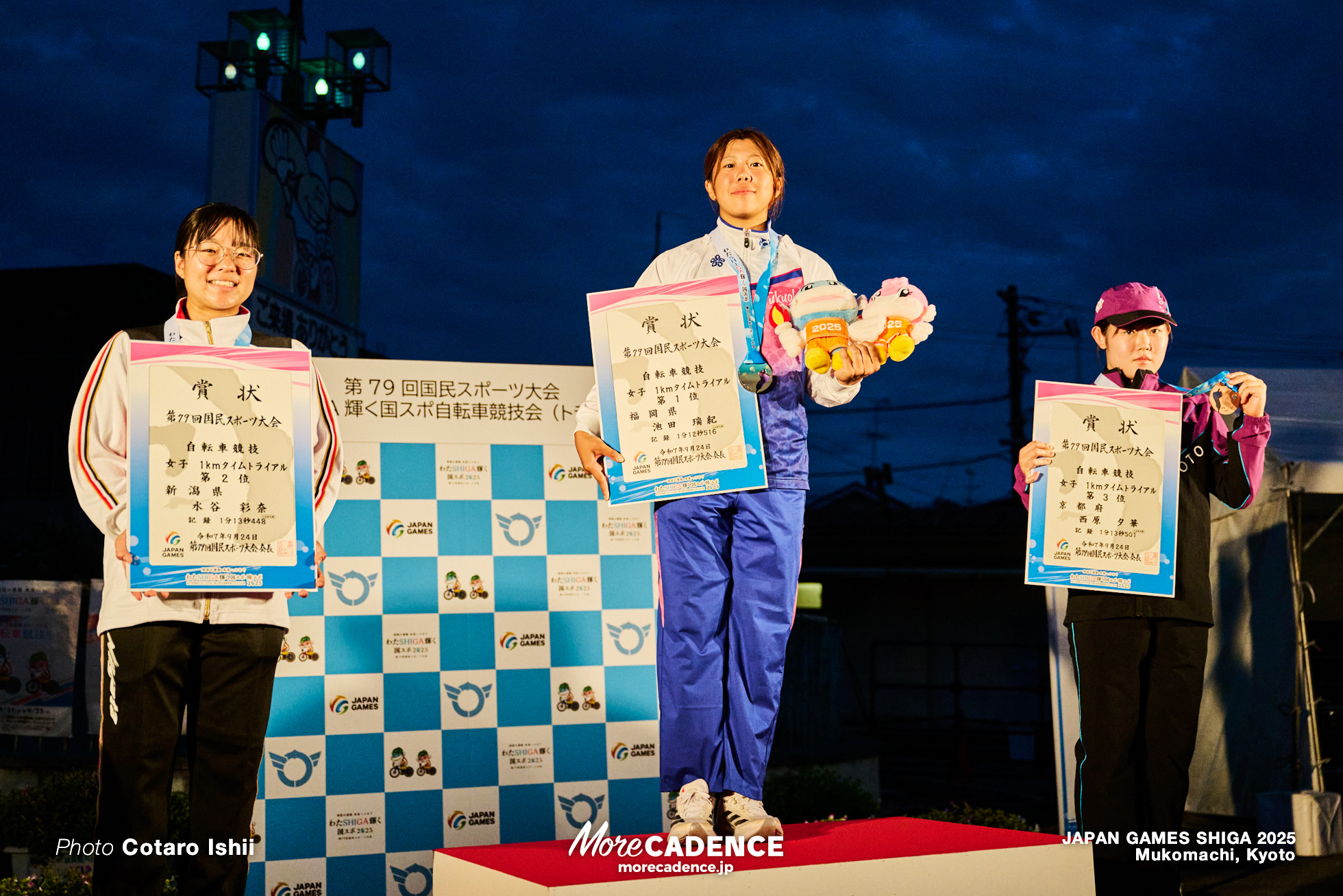 女子1kmTT, 国民スポーツ大会2025 滋賀, 向日町競輪場