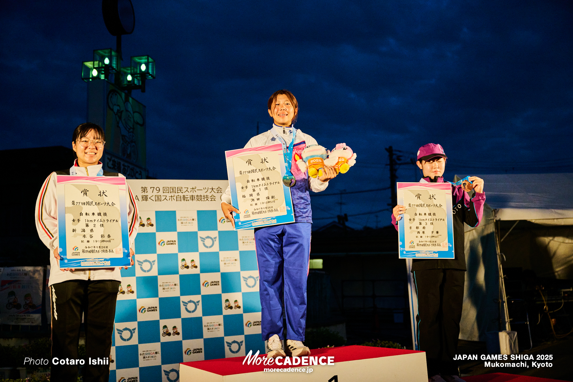 女子1kmTT, 国民スポーツ大会2025 滋賀, 向日町競輪場
