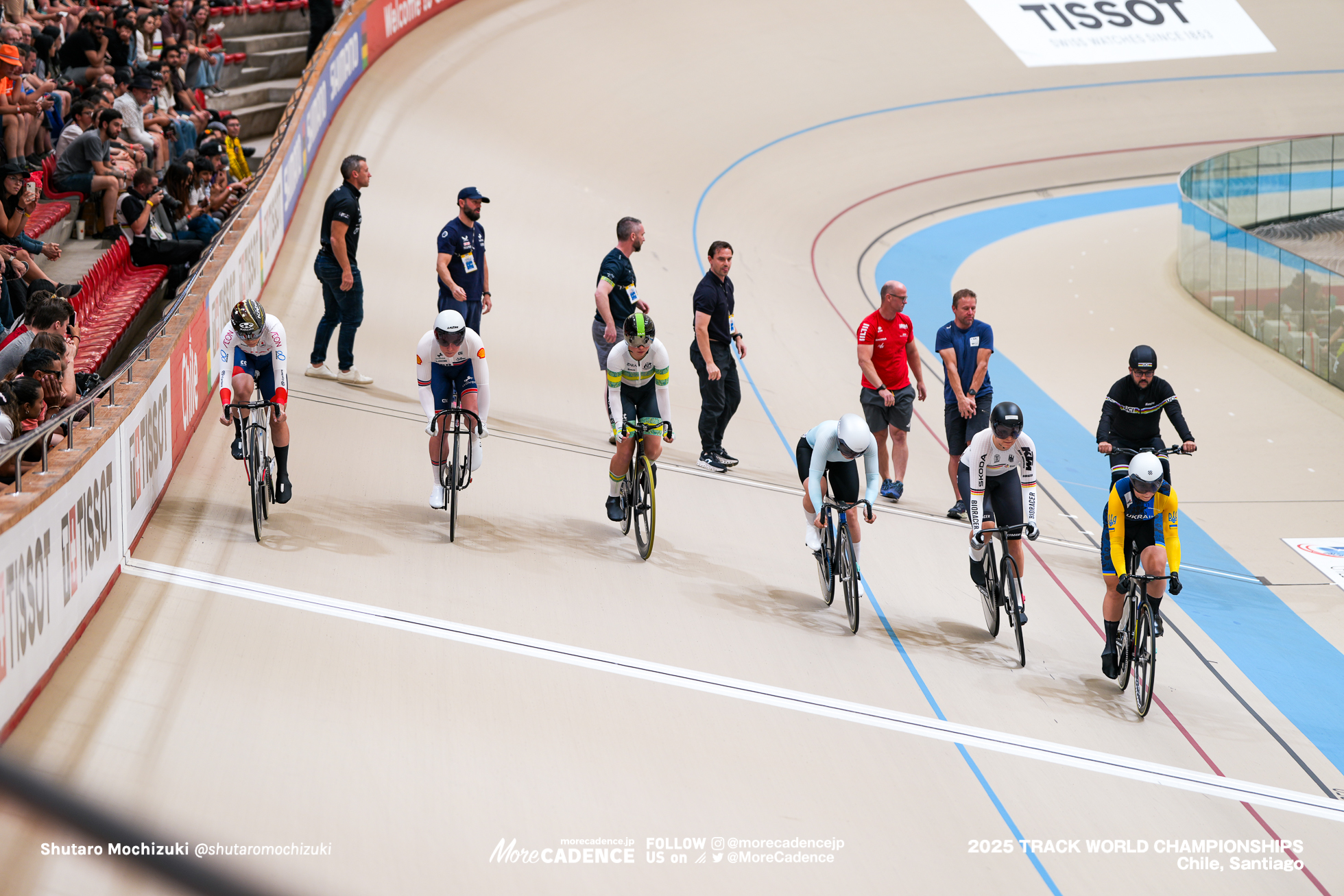 エマ・フィヌカン,Emma Finucane,ヤナ・ブルラコヴァ,Yana Burlakova,ポーリン・グラボッシュ,Pauline Sophie Grabosch,アッラ・ビレツカ,Alla Biletska,タタリノフ・リリヤ,TATARINOFF Liliya,女子ケイリン, WOMEN'S KEIRIN,2025世界選手権トラック サンティアゴ, 2025 UCI CYCLING WORLD CHAMPIONSHIPS TRACK