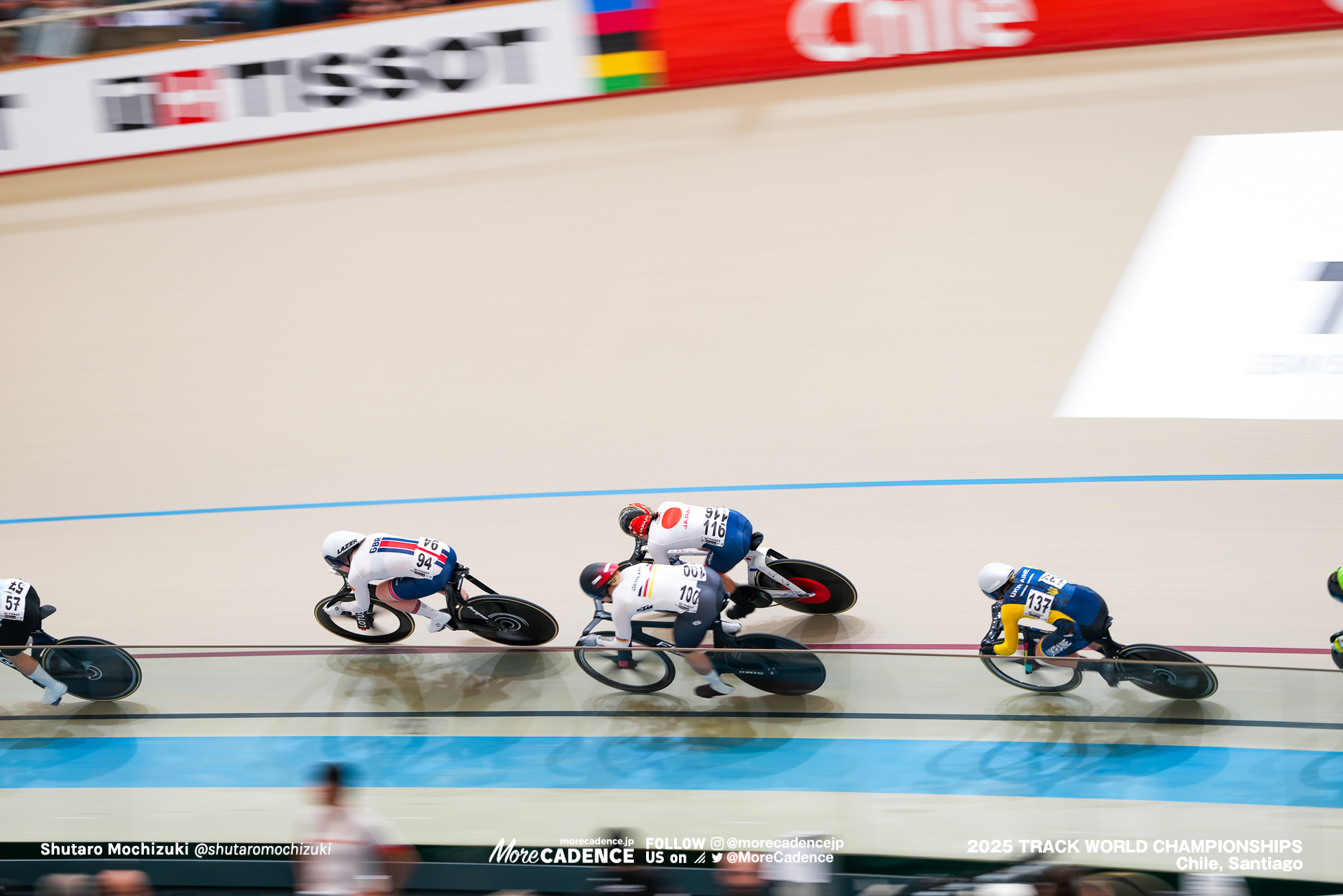 エマ・フィヌカン,Emma Finucane,ヤナ・ブルラコヴァ,Yana Burlakova,ポーリン・グラボッシュ,Pauline Sophie Grabosch,アッラ・ビレツカ,Alla Biletska,タタリノフ・リリヤ,TATARINOFF Liliya,女子ケイリン, WOMEN'S KEIRIN,2025世界選手権トラック サンティアゴ, 2025 UCI CYCLING WORLD CHAMPIONSHIPS TRACK