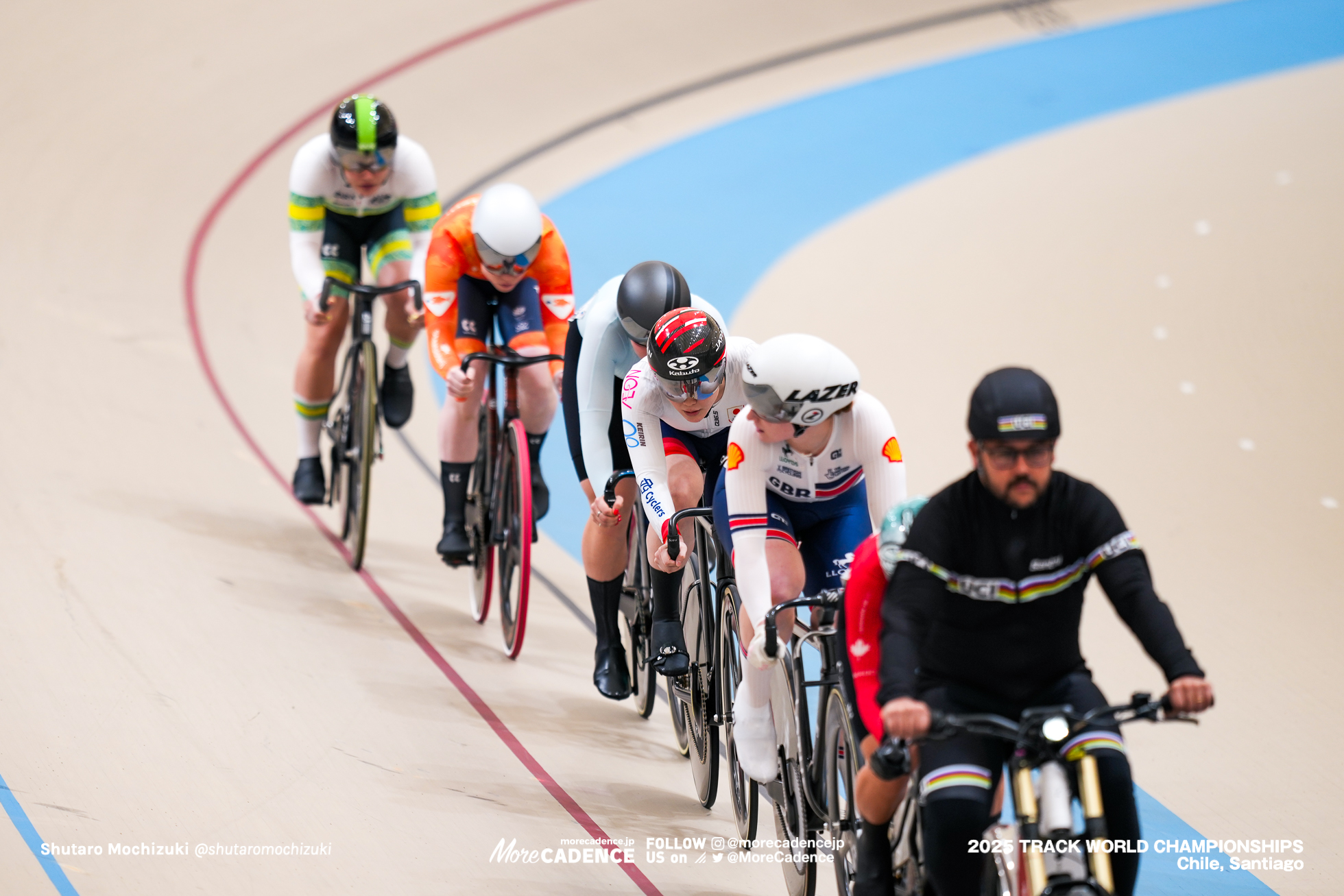 ローレン・エリス,Lauren Ellis,アレシア・マケイグ,Alessia McCaig,ローリン・ジェネスト,Lauriane Genest,ヘッティ・ファンデヴォウ,Hetty van de Wouw,アリナ・リシェンコ,Alina Lysenko,仲澤春香, Nakazawa Haruka,女子ケイリン, WOMEN'S KEIRIN,2025世界選手権トラック サンティアゴ, 2025 UCI CYCLING WORLD CHAMPIONSHIPS TRACK女子ケイリン, WOMEN'S KEIRIN,2025世界選手権トラック サンティアゴ, 2025 UCI CYCLING WORLD CHAMPIONSHIPS TRACK