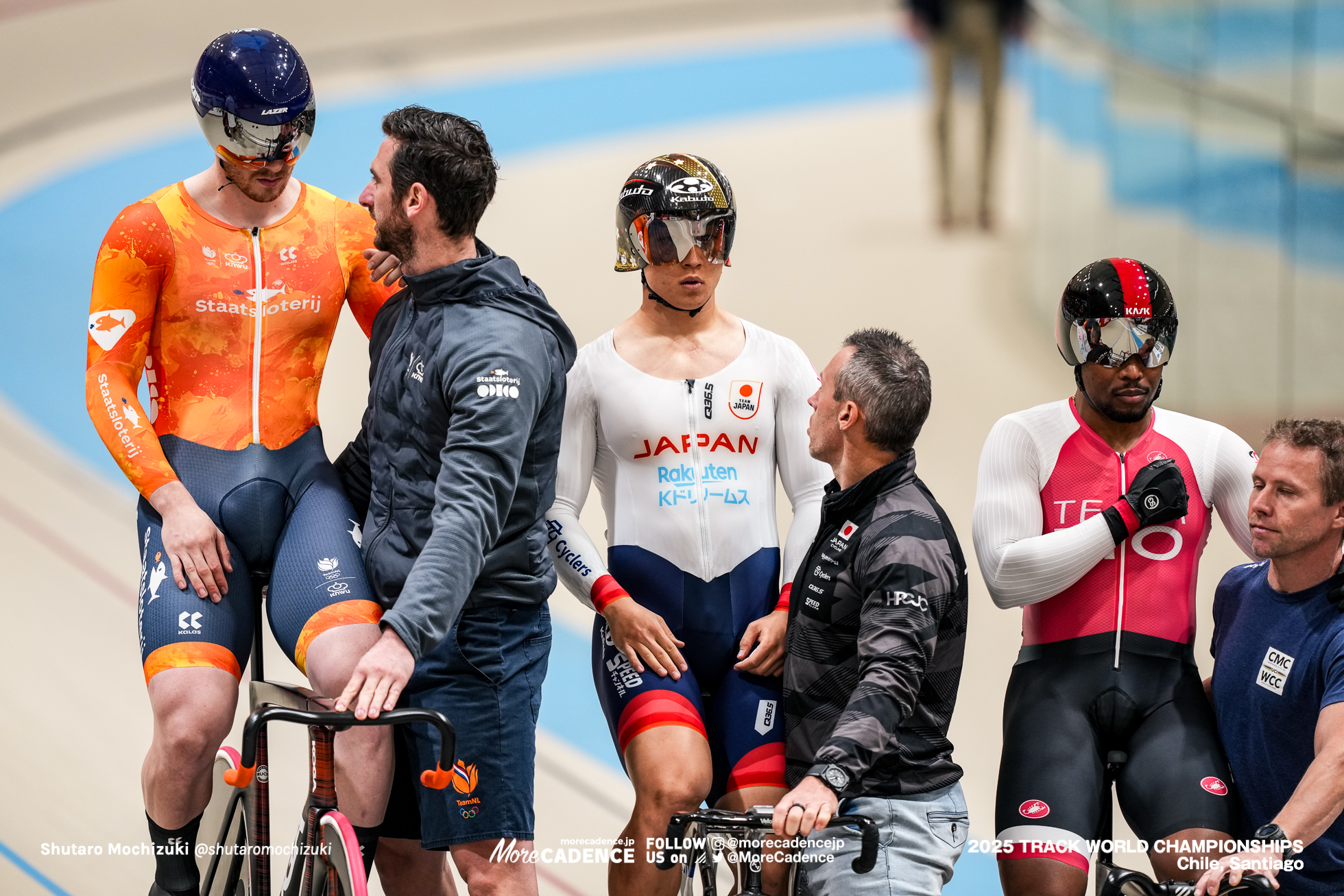 ニコラス・ポール,Nicholas Paul,中野慎詞,Nakano Shinji,,タイマン・ファンルーン,Tijmen Van Loon,男子ケイリン, MEN'S KEIRIN,2025世界選手権トラック サンティアゴ, 2025 UCI CYCLING WORLD CHAMPIONSHIPS TRACK