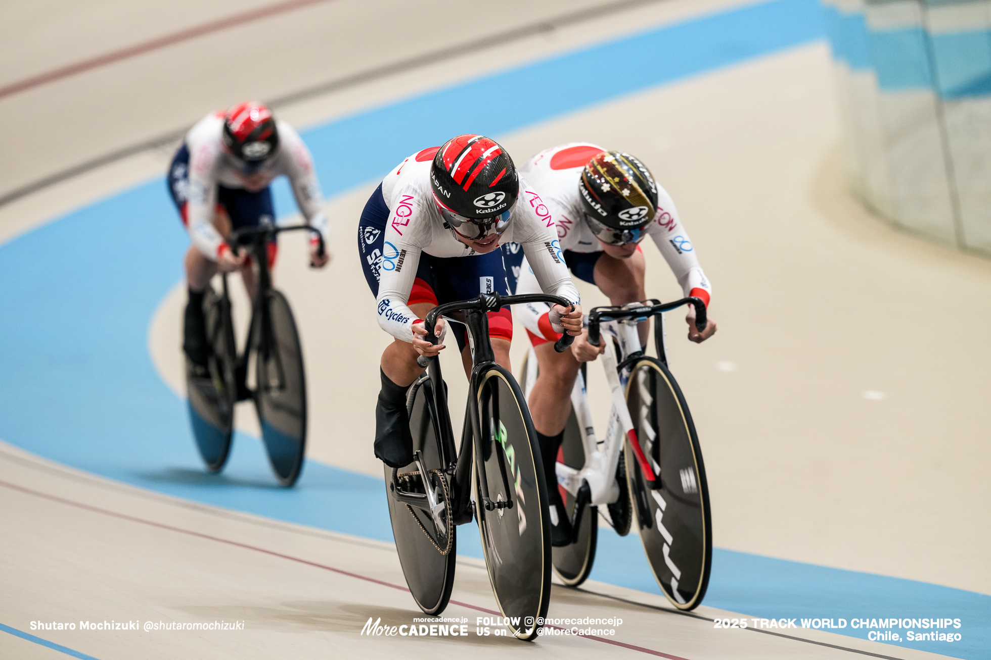 酒井亜樹, SAKAI Aki,佐藤水菜, SATO MINA,仲澤春香, Nakazawa Haruka,女子チームスプリント, WOMEN'S Team Sprint,2025世界選手権トラック サンティアゴ, 2025 UCI CYCLING WORLD CHAMPIONSHIPS TRACK