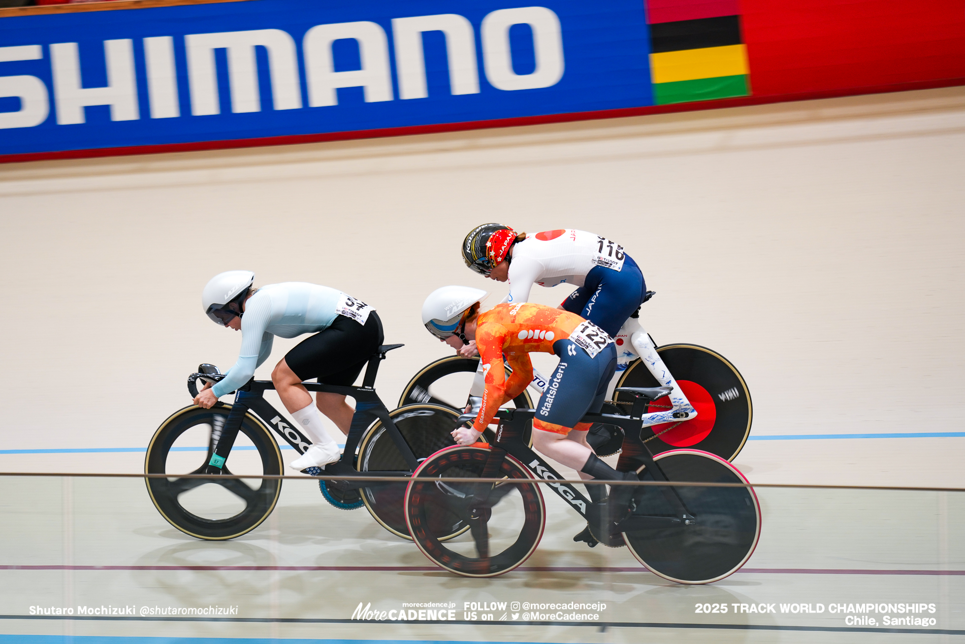 佐藤水菜, SATO MINA,エマ・フィヌカン,Emma Finucane,ミリアム・ヴェチェ,Miriam Vece,ヘッティ・ファンデヴォウ,Hetty van de Wouw,ヤナ・ブルラコヴァ, Yana Burlakova,女子ケイリン, WOMEN'S KEIRIN,2025世界選手権トラック サンティアゴ, 2025 UCI CYCLING WORLD CHAMPIONSHIPS TRACK