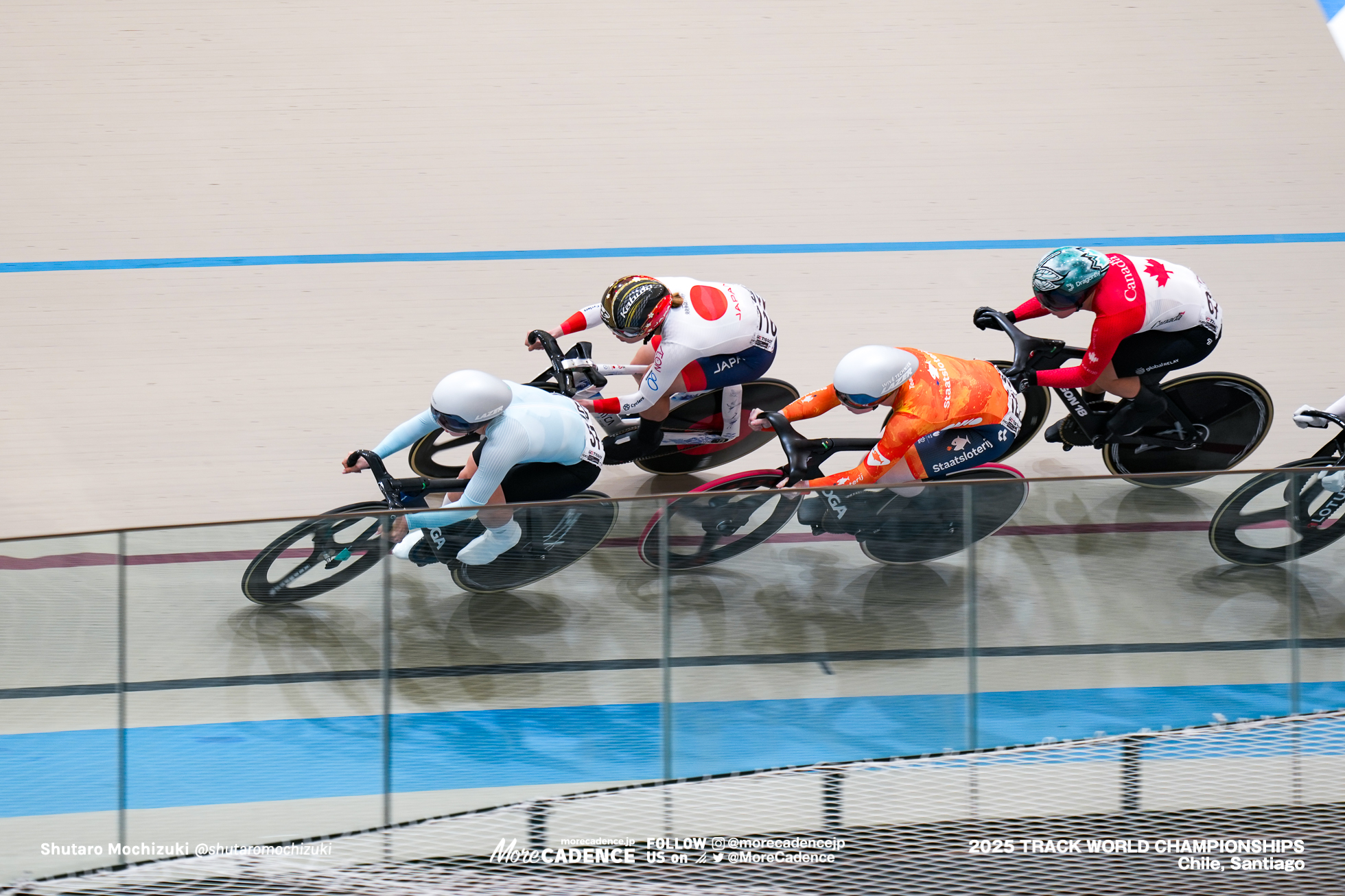 佐藤水菜, SATO MINA,エマ・フィヌカン,Emma Finucane,ミリアム・ヴェチェ,Miriam Vece,ヘッティ・ファンデヴォウ,Hetty van de Wouw,ヤナ・ブルラコヴァ, Yana Burlakova,女子ケイリン, WOMEN'S KEIRIN,2025世界選手権トラック サンティアゴ, 2025 UCI CYCLING WORLD CHAMPIONSHIPS TRACK