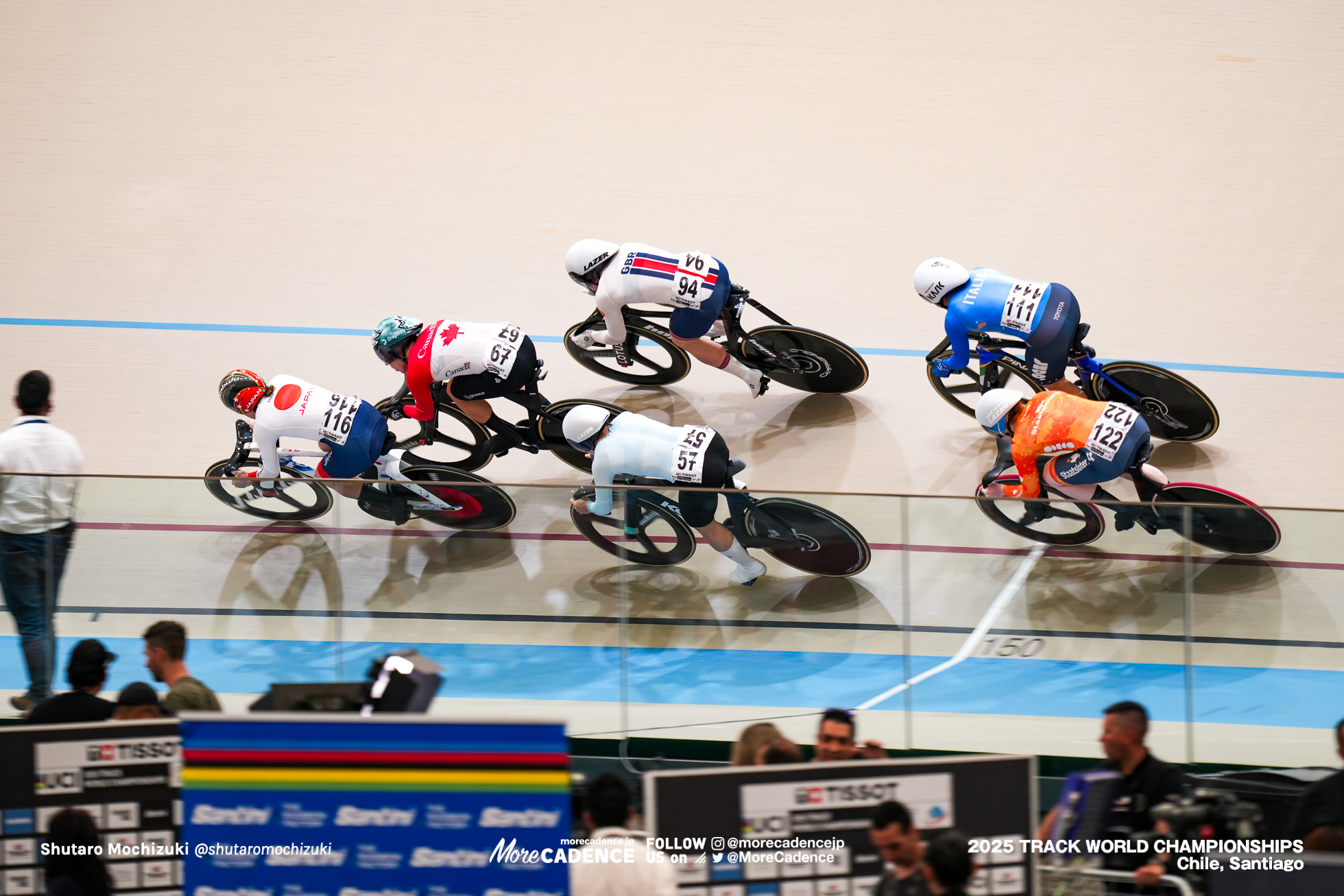佐藤水菜, SATO MINA,エマ・フィヌカン,Emma Finucane,ミリアム・ヴェチェ,Miriam Vece,ヘッティ・ファンデヴォウ,Hetty van de Wouw,ヤナ・ブルラコヴァ, Yana Burlakova,女子ケイリン, WOMEN'S KEIRIN,2025世界選手権トラック サンティアゴ, 2025 UCI CYCLING WORLD CHAMPIONSHIPS TRACK
