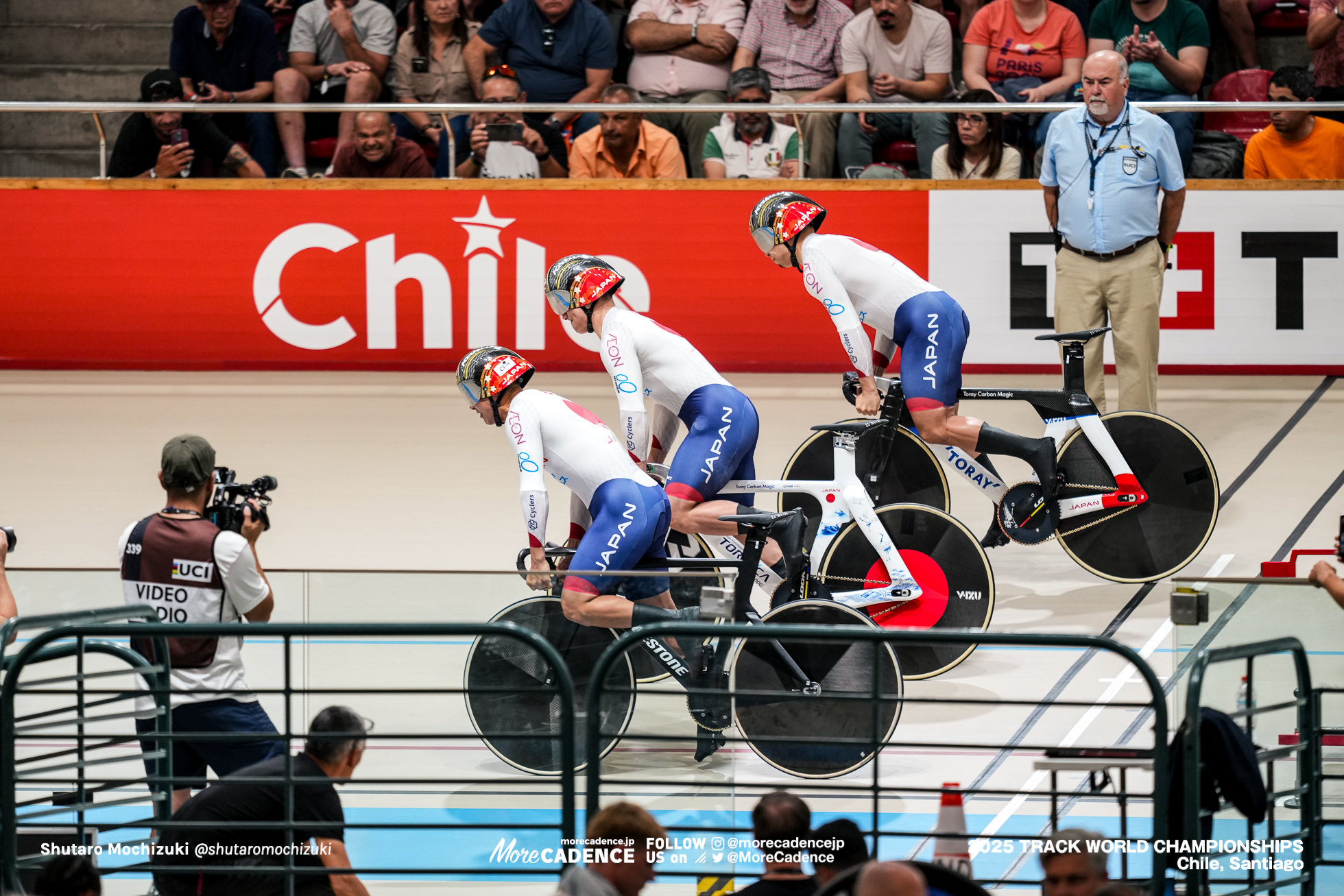 長迫吉拓, NAGASAKO Yoshitaku,太田海也, OTA Kaiya,小原佑太 ,Yuta Obara,男子チームスプリント, MENTeam Sprint, 2025世界選手権トラック サンティアゴ, 2025 UCI CYCLING WORLD CHAMPIONSHIPS TRACK