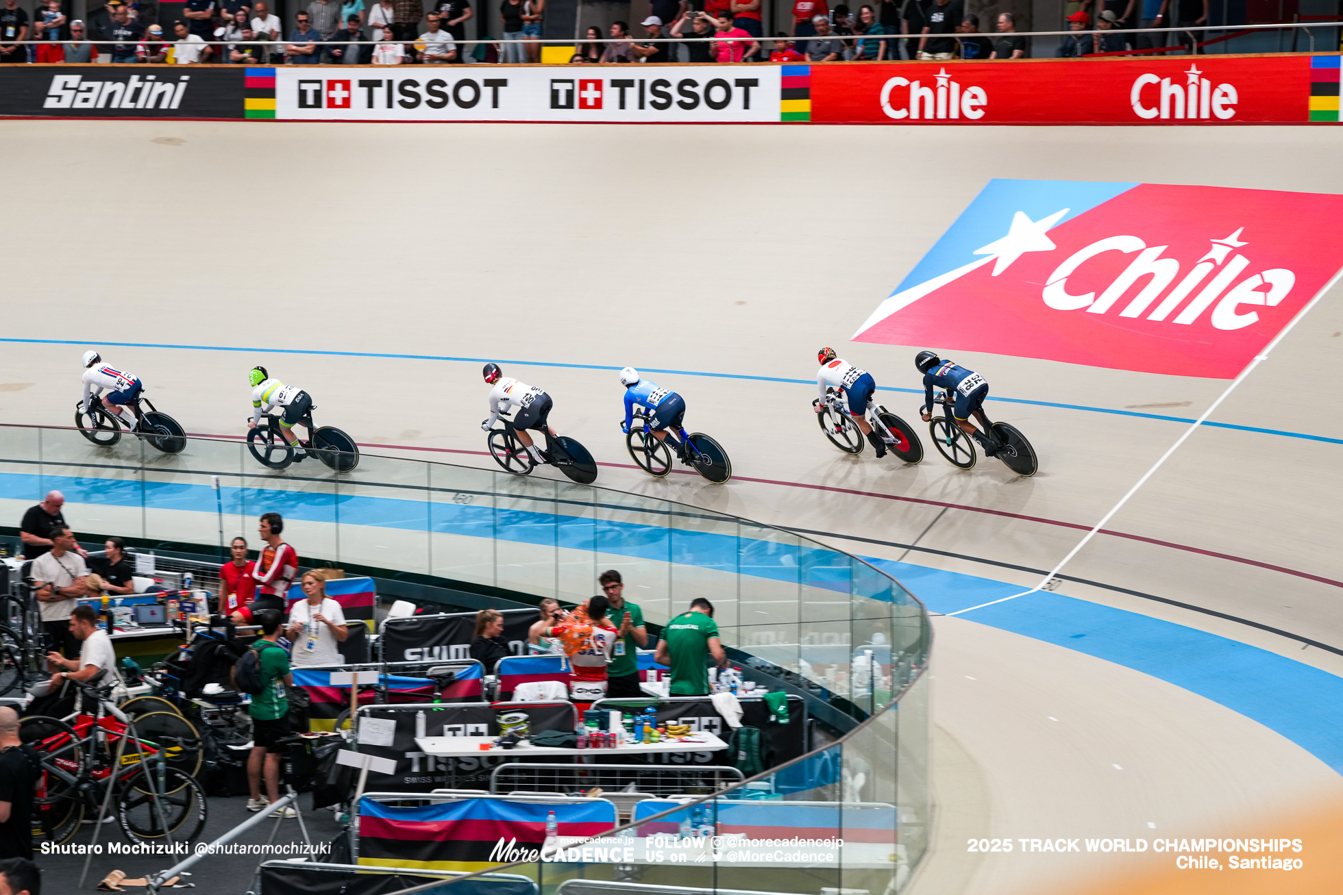 佐藤水菜, SATO MINA,エマ・フィヌカン,Emma Finucane,ステファニー・クアドラードフロレス,STEFANY LORENA CUADRADO FLOREZ,アレシア・マケイグ,Alessia McCaig,ミリアム・ヴェチェ,Miriam Vece,リー ソフィー・フリードリッヒ,Lea Sophie Friedrich,女子ケイリン, WOMEN'S KEIRIN,2025世界選手権トラック サンティアゴ, 2025 UCI CYCLING WORLD CHAMPIONSHIPS TRACK