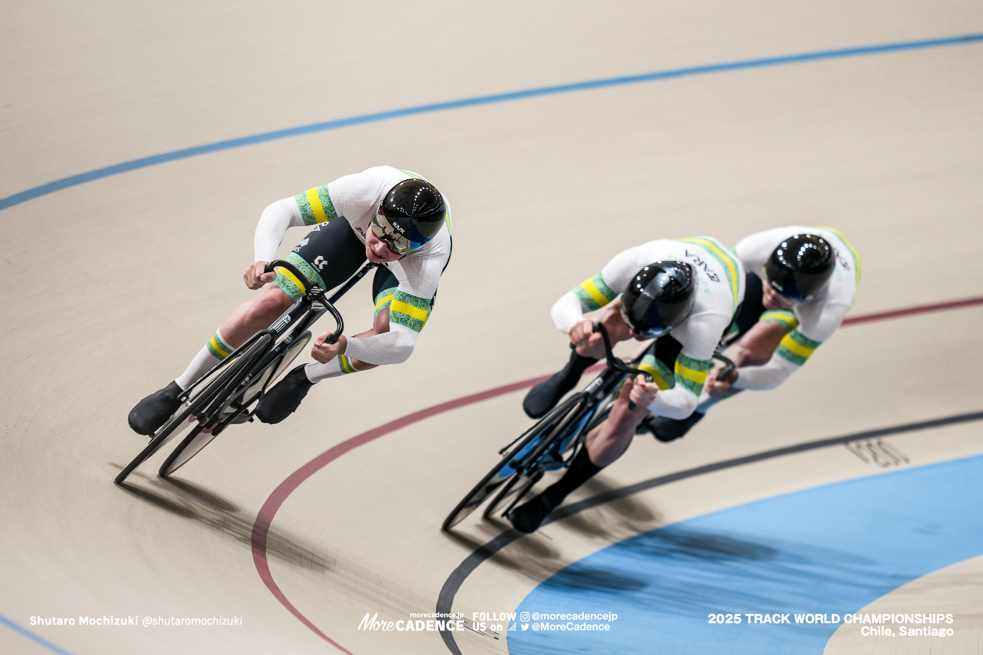 ライアン・エリオット,Ryan Elliott,レイ・ホフマン,Leigh Hoffman,ダニエル・バーバー, BARBER Daniel, 男子チームスプリント, Men'sTeam Sprint, 2025世界選手権トラック サンティアゴ, 2025 UCI CYCLING WORLD CHAMPIONSHIPS TRACK