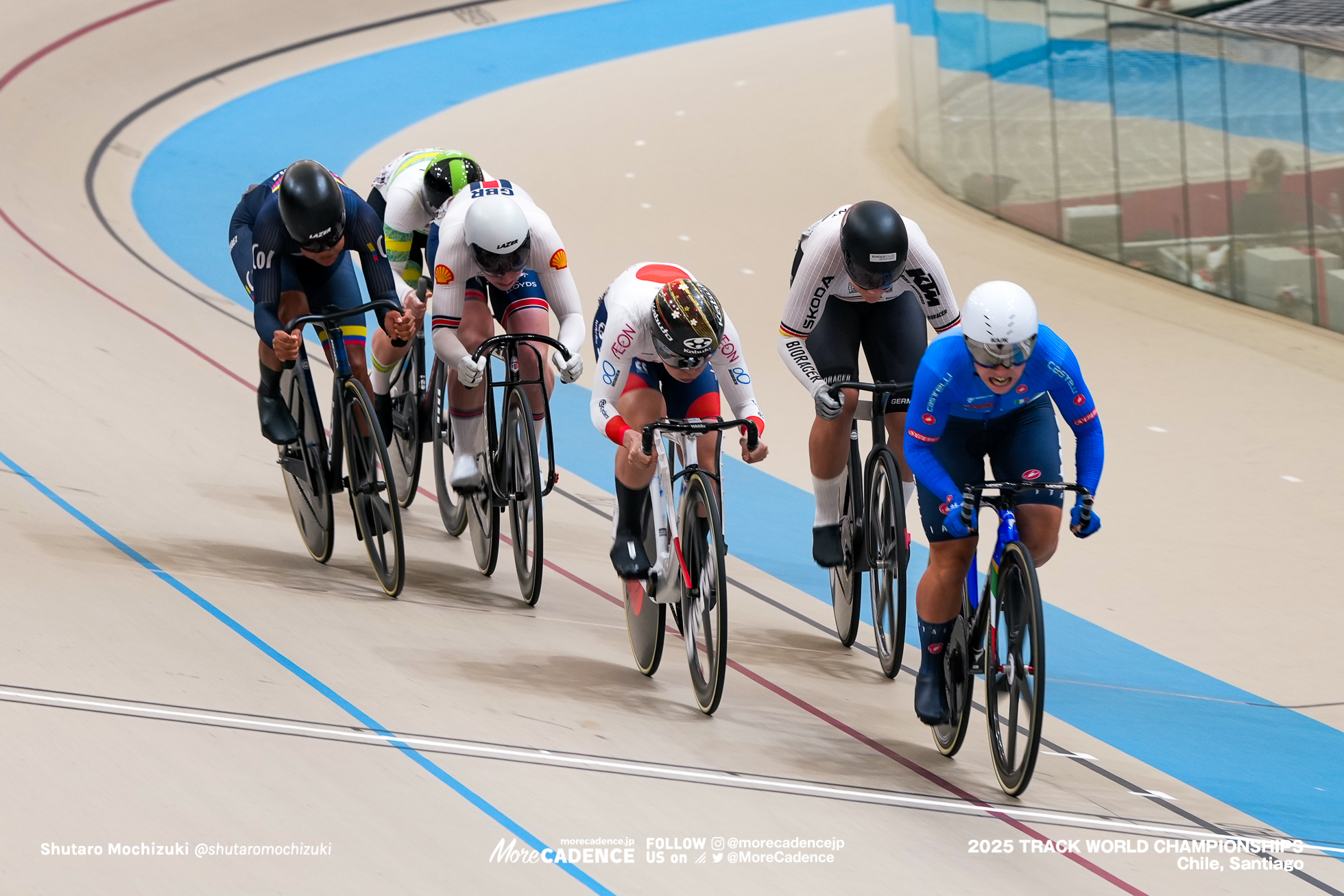 佐藤水菜, SATO MINA,エマ・フィヌカン,Emma Finucane,ステファニー・クアドラードフロレス,STEFANY LORENA CUADRADO FLOREZ,アレシア・マケイグ,Alessia McCaig,ミリアム・ヴェチェ,Miriam Vece,リー ソフィー・フリードリッヒ,Lea Sophie Friedrich,女子ケイリン, WOMEN'S KEIRIN,2025世界選手権トラック サンティアゴ, 2025 UCI CYCLING WORLD CHAMPIONSHIPS TRACK