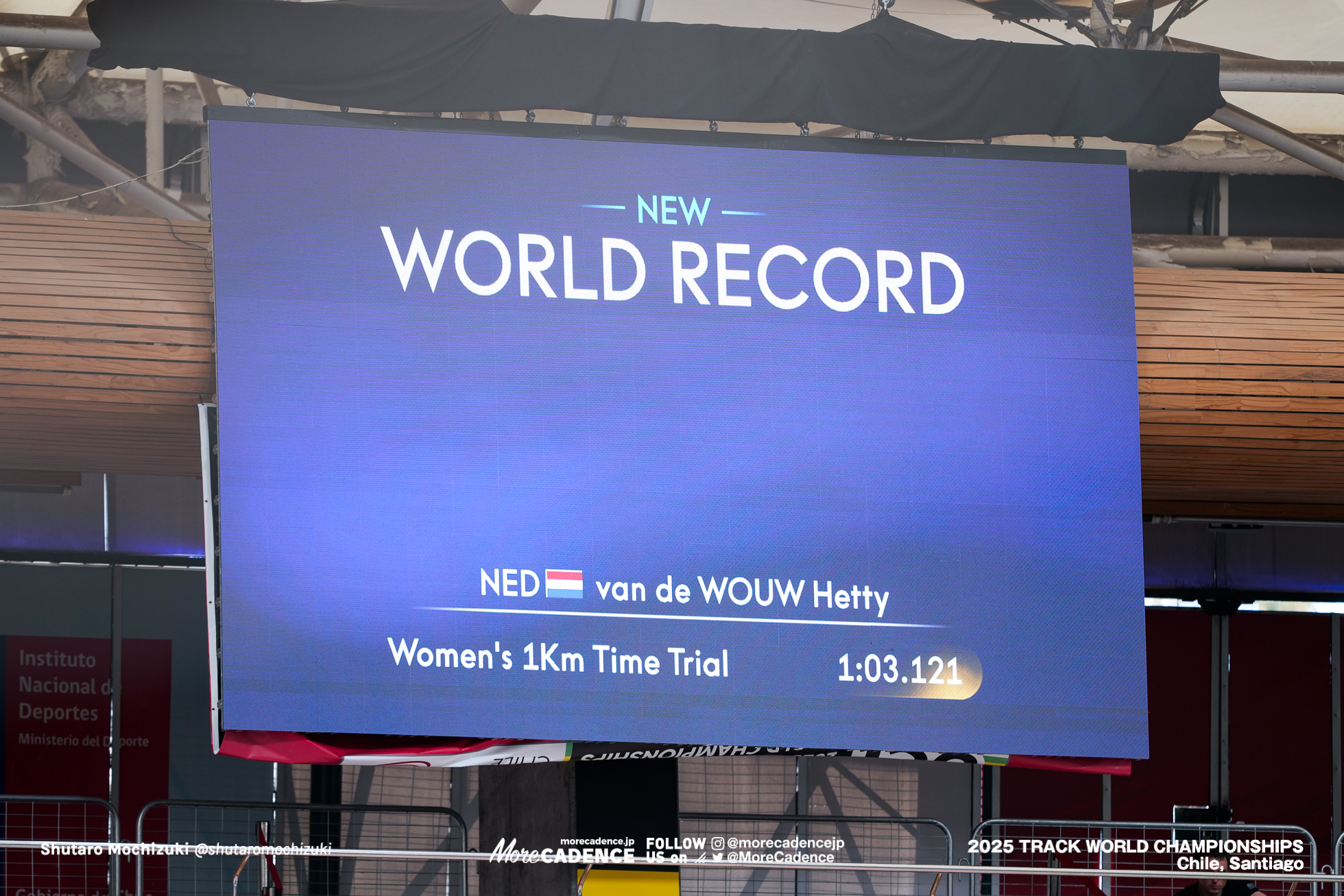女子1kmTT,WOMEN'S Elite 1km TimeTrial,2025世界選手権トラック サンティアゴ, 2025 UCI CYCLING WORLD CHAMPIONSHIPS TRACK