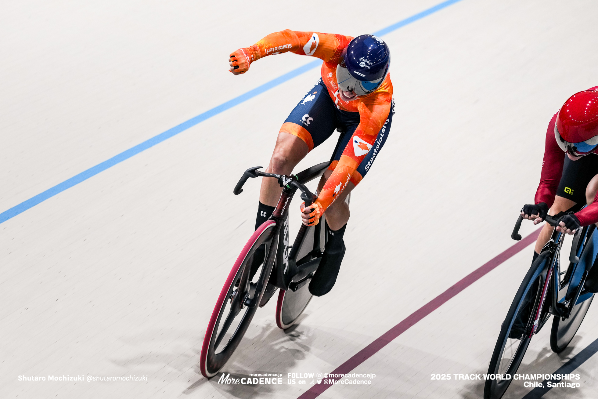 アマリー・ディデリクセン, DIDERIKSEN Amalie,ロレナ・ヴィーヴェス,Lorena Wiebes,女子スクラッチ, WOMEN'S Elite Scratch Race,2025世界選手権トラック サンティアゴ, 2025 UCI CYCLING WORLD CHAMPIONSHIPS TRACK