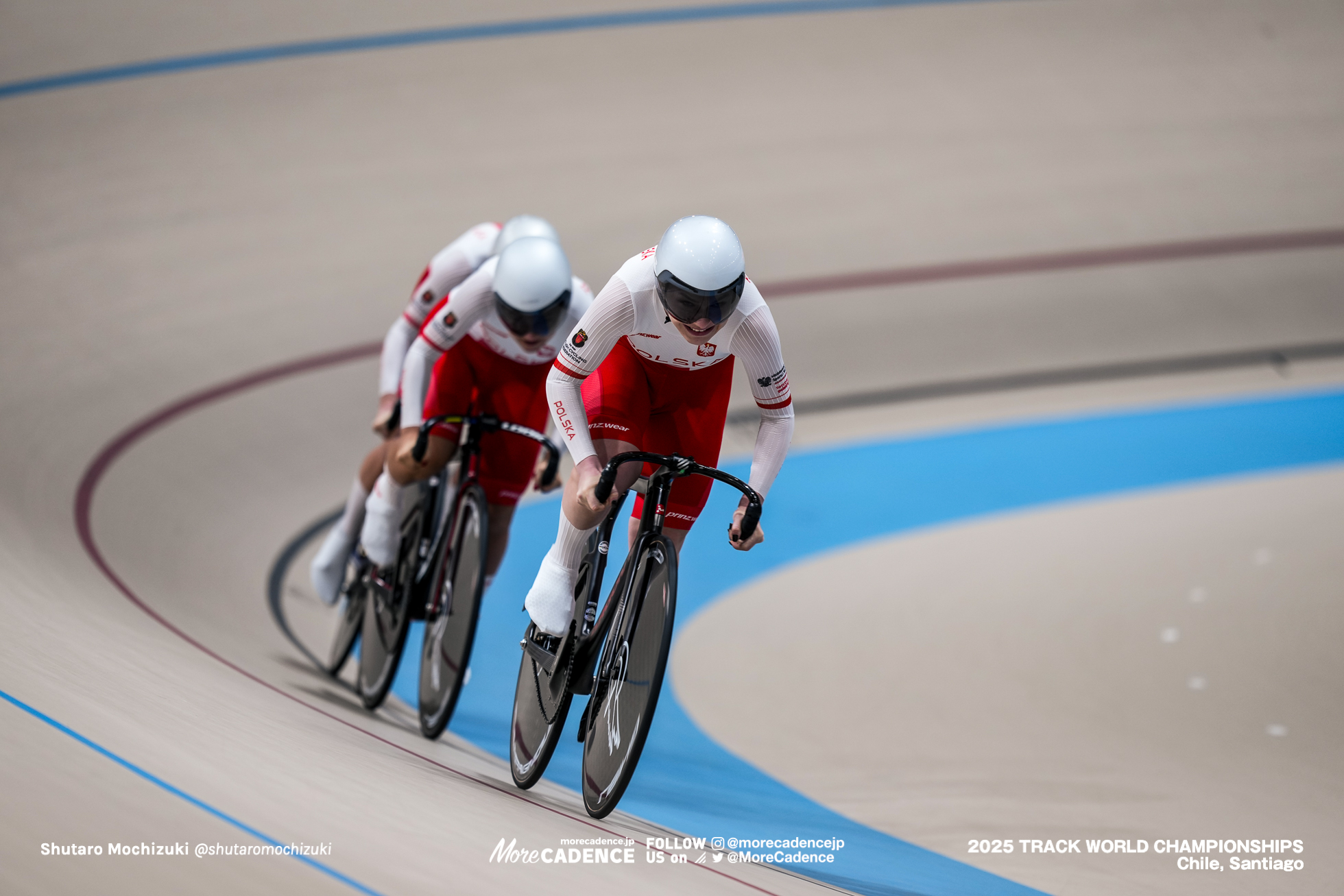 マルレーナ・カルワッカ,Marlena Karwacka,ウルスラ・ロス,Urszula Los,ニコラ・シビアック,Nikola Sibiak,女子チームスプリント, WOMEN'S Team Sprint,2025世界選手権トラック サンティアゴ, 2025 UCI CYCLING WORLD CHAMPIONSHIPS TRACK
