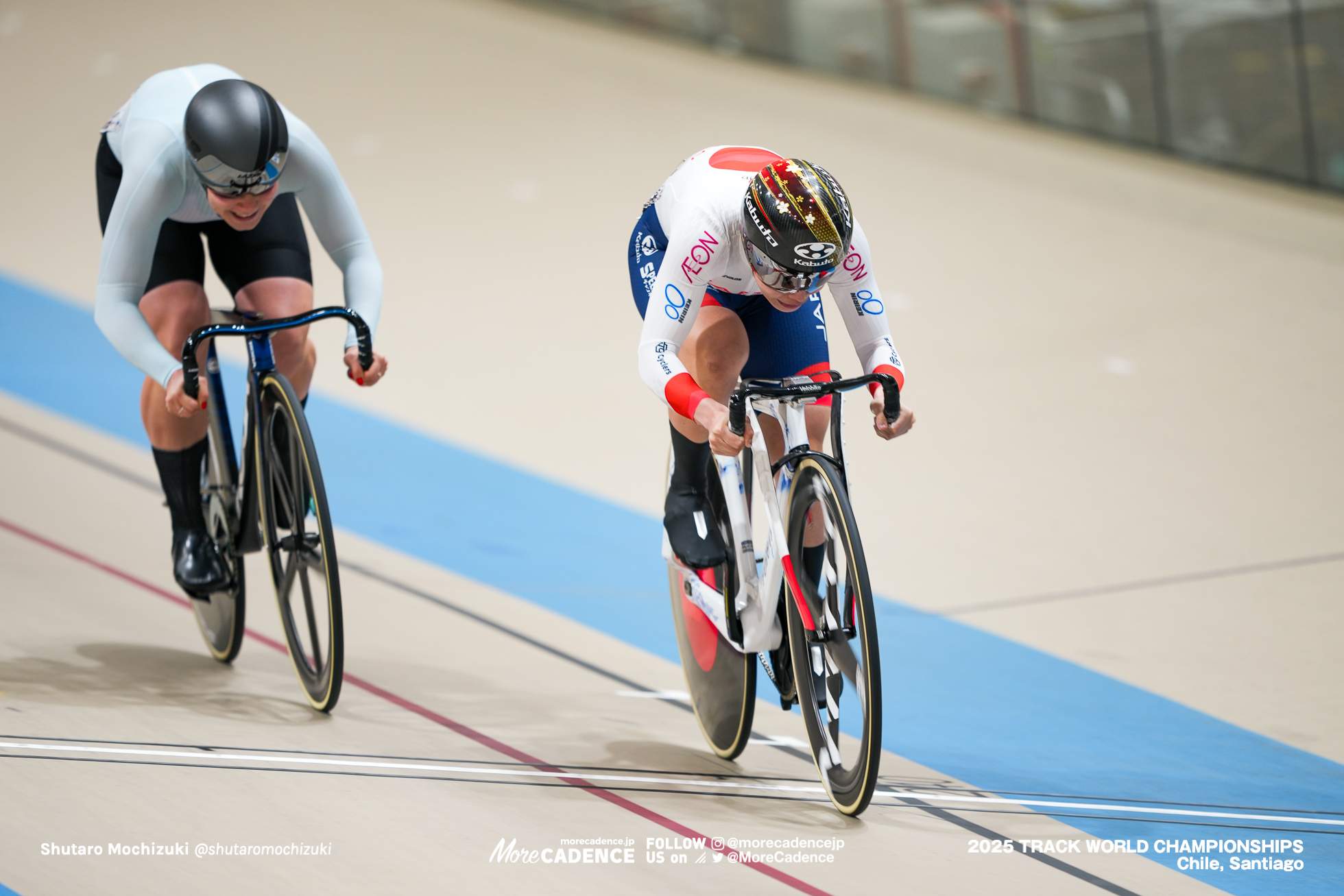 佐藤水菜, SATO MINA,アリナ・リシェンコ,LYSENKO Alina,女子スプリント, WOMEN'S Sprint,2025世界選手権トラック サンティアゴ, 2025 UCI CYCLING WORLD CHAMPIONSHIPS TRACK
