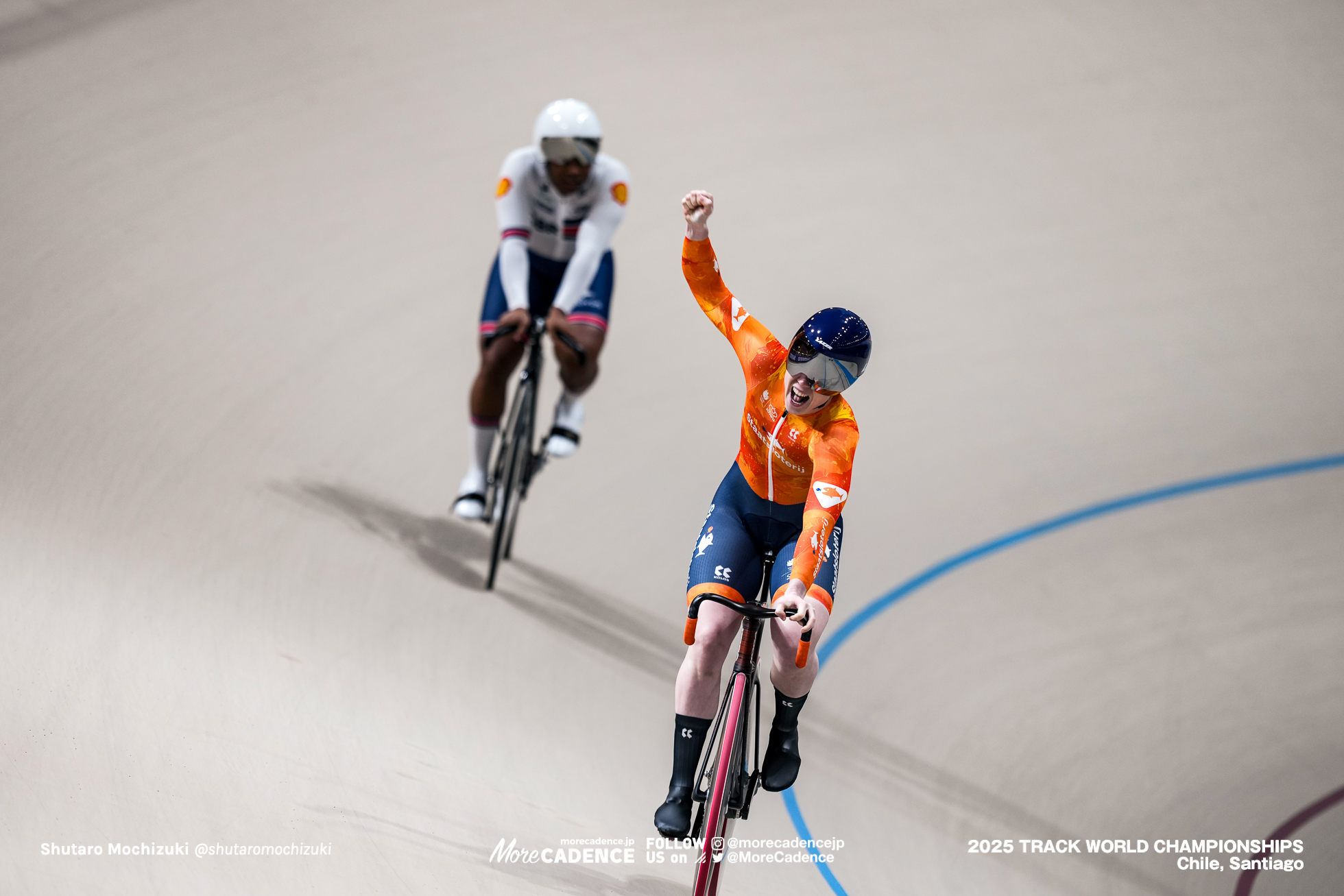 ヘッティ・ファンデヴォウ,Hetty VAN DE WOUW,女子チームスプリント, WOMEN'S Team Sprint,2025世界選手権トラック サンティアゴ, 2025 UCI CYCLING WORLD CHAMPIONSHIPS TRACK