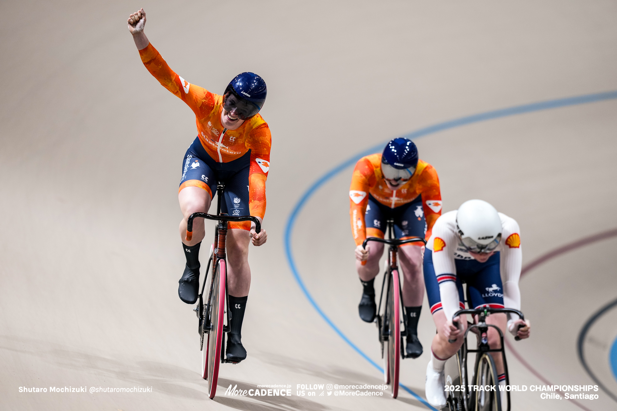 ステフィー・ファンデルピート,Steffie van der Peet,女子チームスプリント, WOMEN'S Team Sprint,2025世界選手権トラック サンティアゴ, 2025 UCI CYCLING WORLD CHAMPIONSHIPS TRACK