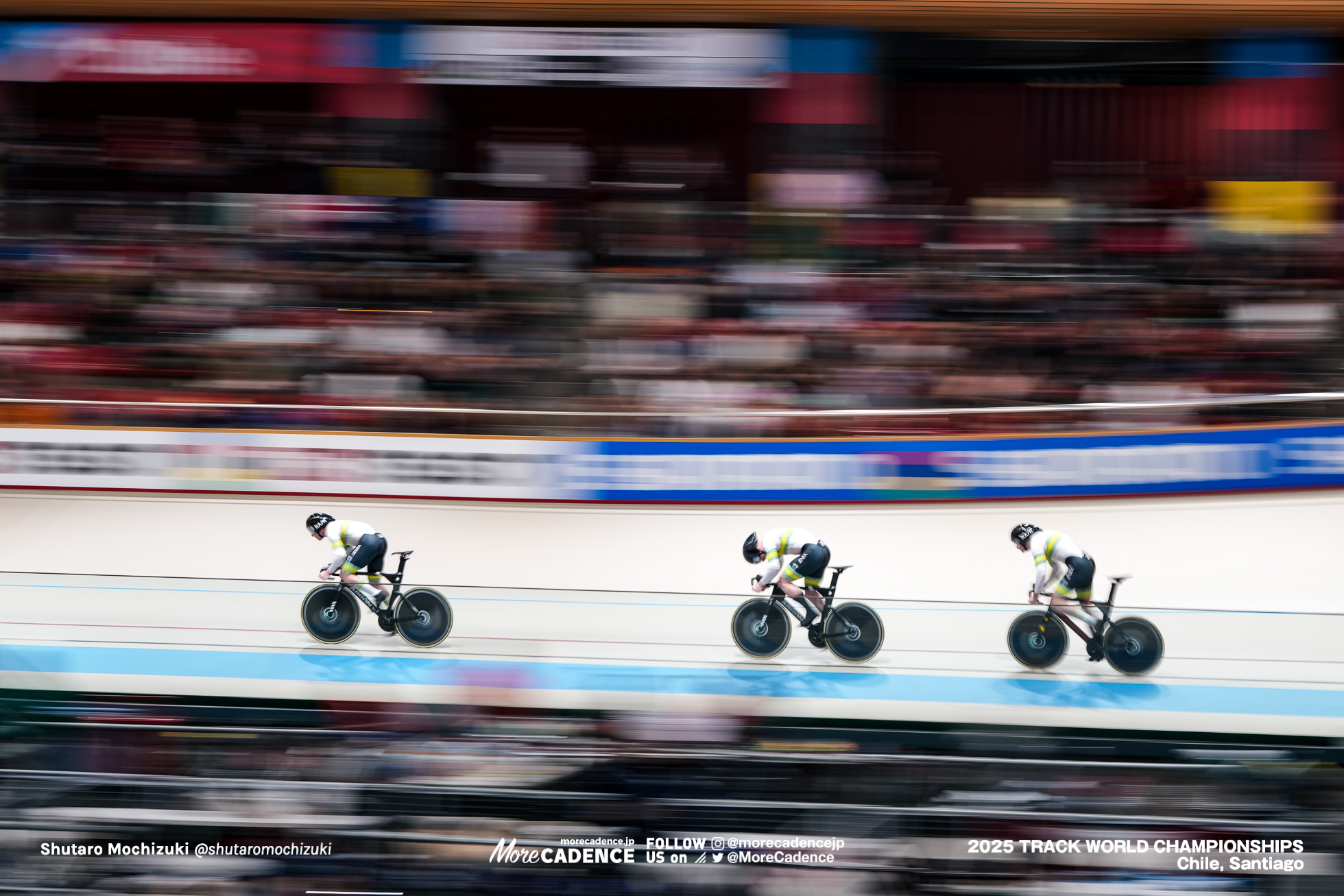 ライアン・エリオット,Ryan Elliott,レイ・ホフマン,Leigh Hoffman,ダニエル・バーバー, BARBER Daniel, 男子チームスプリント, Men'sTeam Sprint, 2025世界選手権トラック サンティアゴ, 2025 UCI CYCLING WORLD CHAMPIONSHIPS TRACK