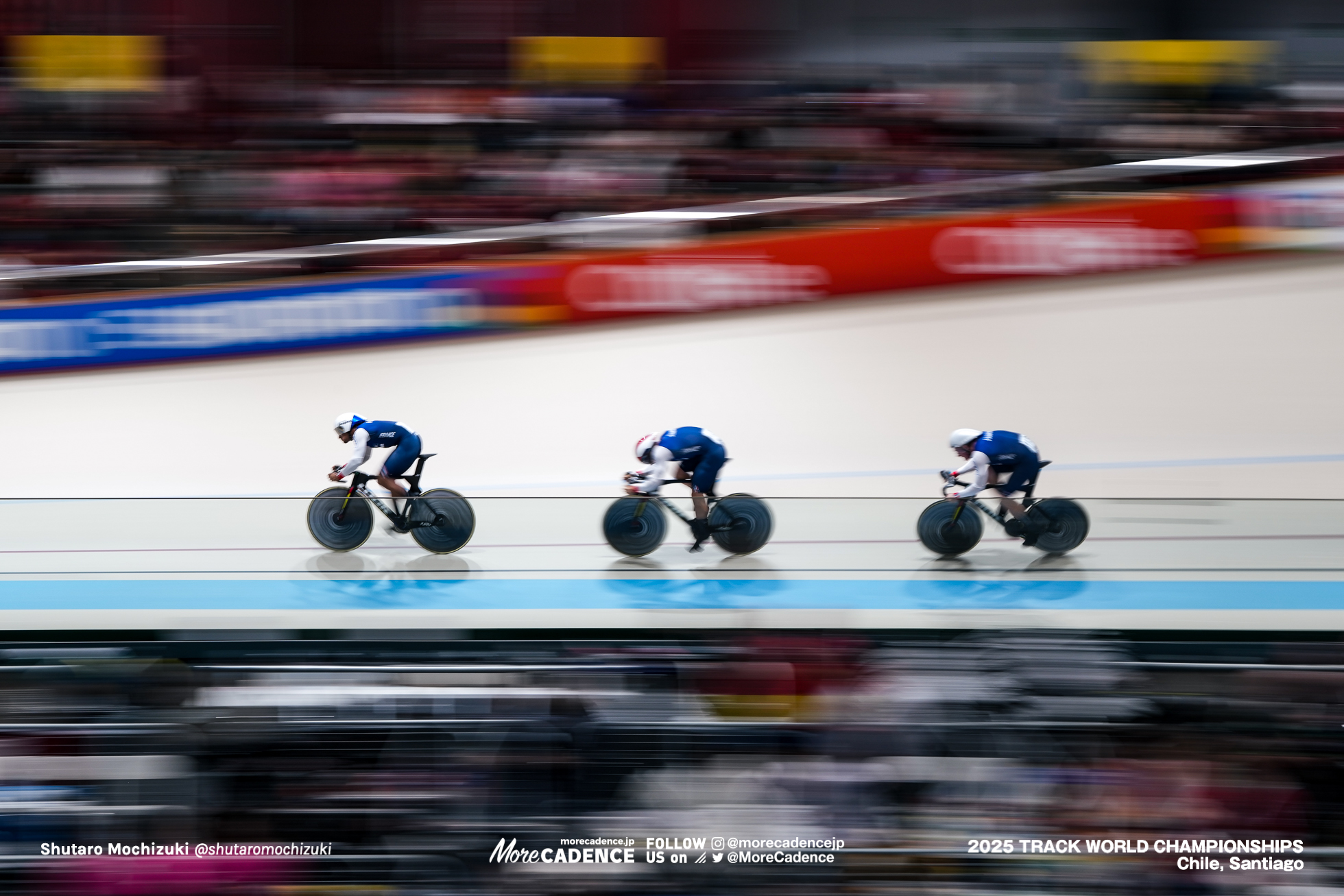 トム・デラシェ,Tom Derache,フロリアン・グレンボ,Florian Grengbo,ライアン・エラル,Rayan Helal, 男子チームスプリント, Men'sTeam Sprint, 2025世界選手権トラック サンティアゴ, 2025 UCI CYCLING WORLD CHAMPIONSHIPS TRACK