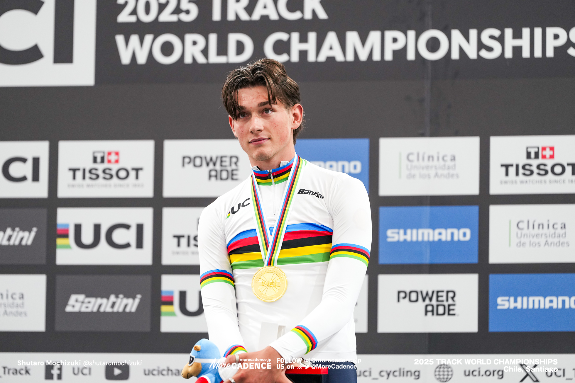 ジョシュア・ターリング,Joshua Tarling,Clement Petit,ヨエリ・ハビック,ピーター・ムーア,Peter Moore,男子ポイントレース, MEN'S Points Race, 2025世界選手権トラック サンティアゴ, 2025 UCI CYCLING WORLD CHAMPIONSHIPS TRACK