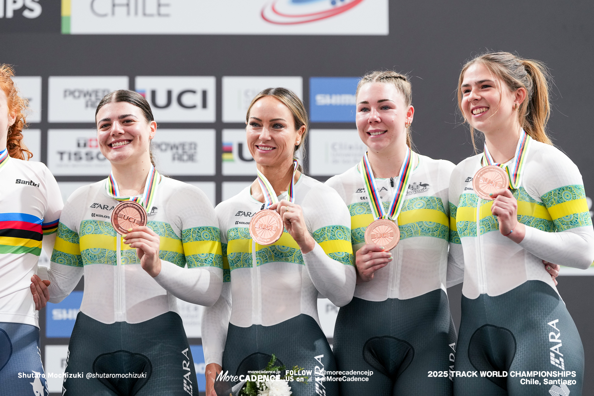 アレシア・マケイグ,Alessia McCaig,モリー・マクギル,Molly McGill,タタリノフ・リリヤ,TATARINOFF Liliya,女子チームスプリント, WOMEN'S Team Sprint,2025世界選手権トラック サンティアゴ, 2025 UCI CYCLING WORLD CHAMPIONSHIPS TRACK