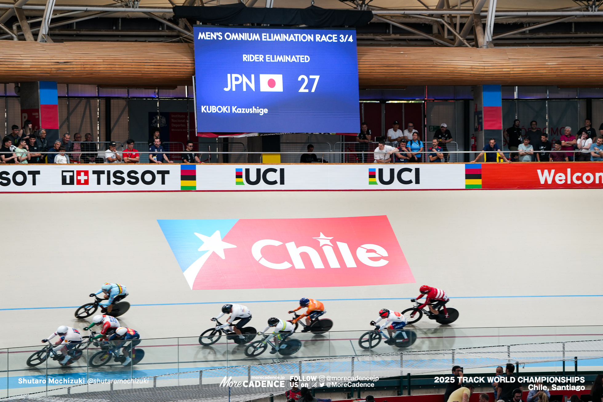 男子オムニアム, MEN'S Omnium,2025世界選手権トラック サンティアゴ, 2025 UCI CYCLING WORLD CHAMPIONSHIPS TRACK
