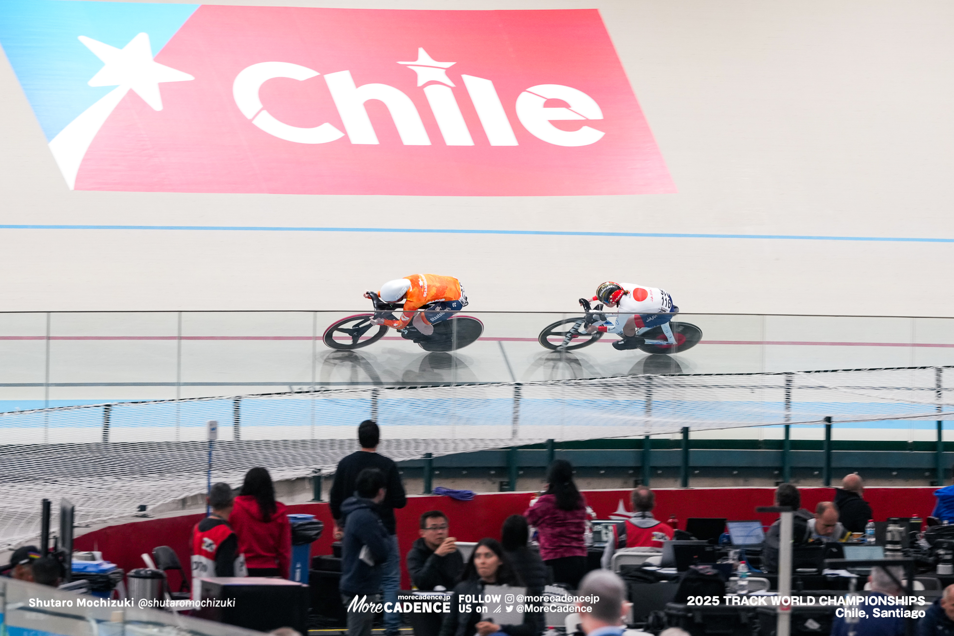 佐藤水菜, SATO MINA,ヘッティ・ファンデヴォウ,van de WOUW Hetty,女子スプリント, WOMEN'S Sprint,2025世界選手権トラック サンティアゴ, 2025 UCI CYCLING WORLD CHAMPIONSHIPS TRACK
