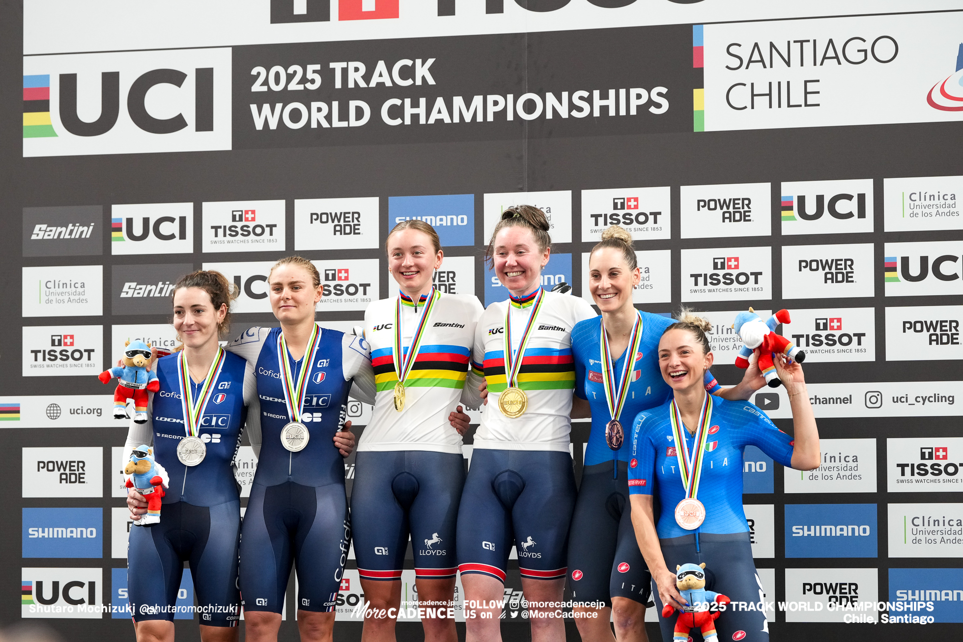 女子マディソン, WOMEN'S Madison,2025世界選手権トラック サンティアゴ, 2025 UCI CYCLING WORLD CHAMPIONSHIPS TRACK
