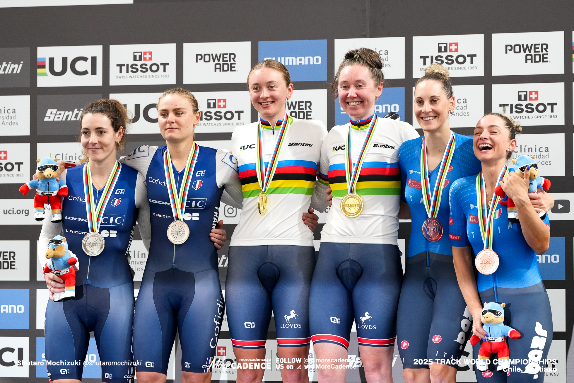 女子マディソン, WOMEN'S Madison,2025世界選手権トラック サンティアゴ, 2025 UCI CYCLING WORLD CHAMPIONSHIPS TRACK