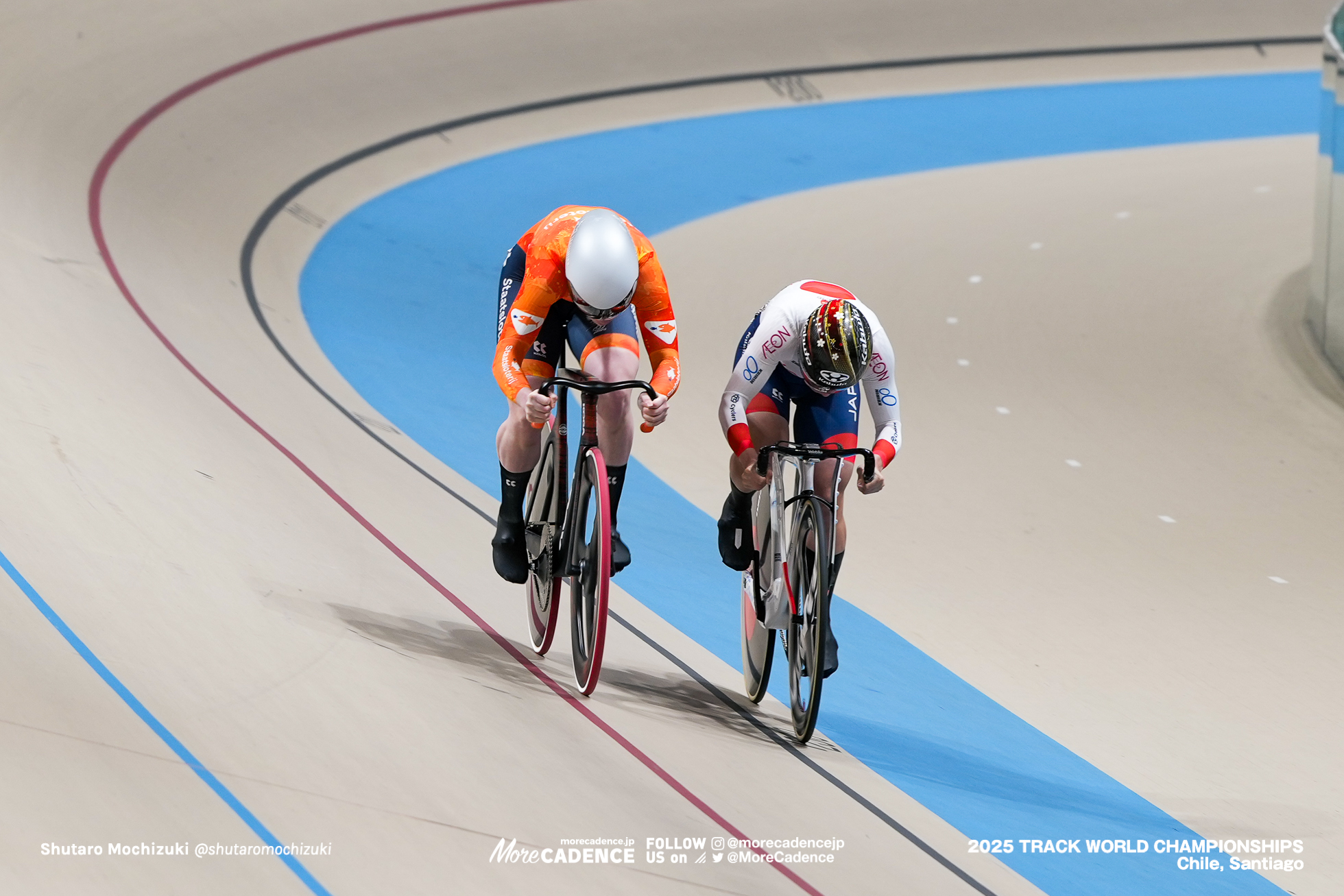 佐藤水菜, SATO MINA,ヘッティ・ファンデヴォウ,van de WOUW Hetty,女子スプリント, WOMEN'S Sprint,2025世界選手権トラック サンティアゴ, 2025 UCI CYCLING WORLD CHAMPIONSHIPS TRACK