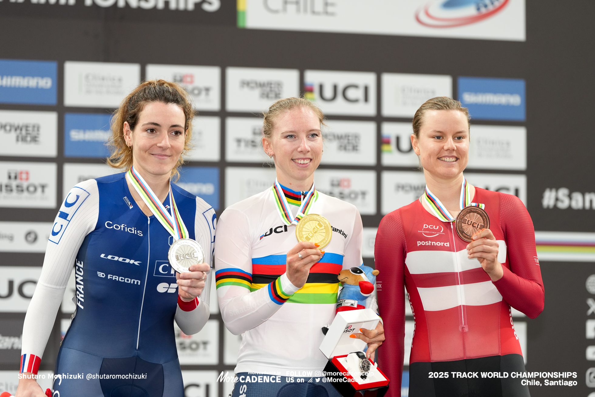 女子オムニアム, WOMEN'S Omnium, 2025世界選手権トラック サンティアゴ, 2025 UCI CYCLING WORLD CHAMPIONSHIPS TRACK