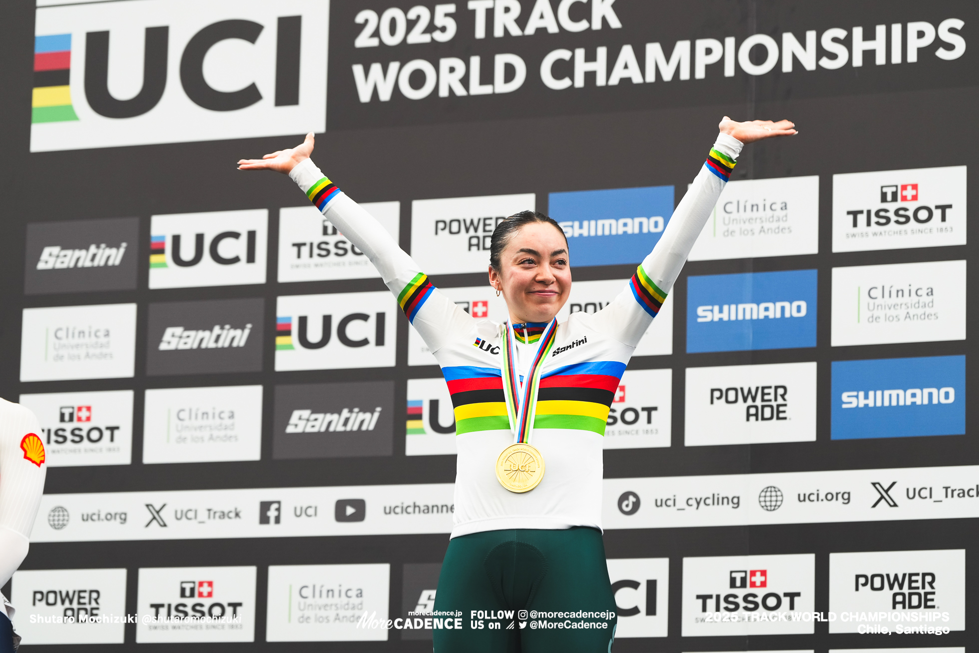 女子ポイントレース, WOMEN'S Points Race, 2025世界選手権トラック サンティアゴ, 2025 UCI CYCLING WORLD CHAMPIONSHIPS TRACK