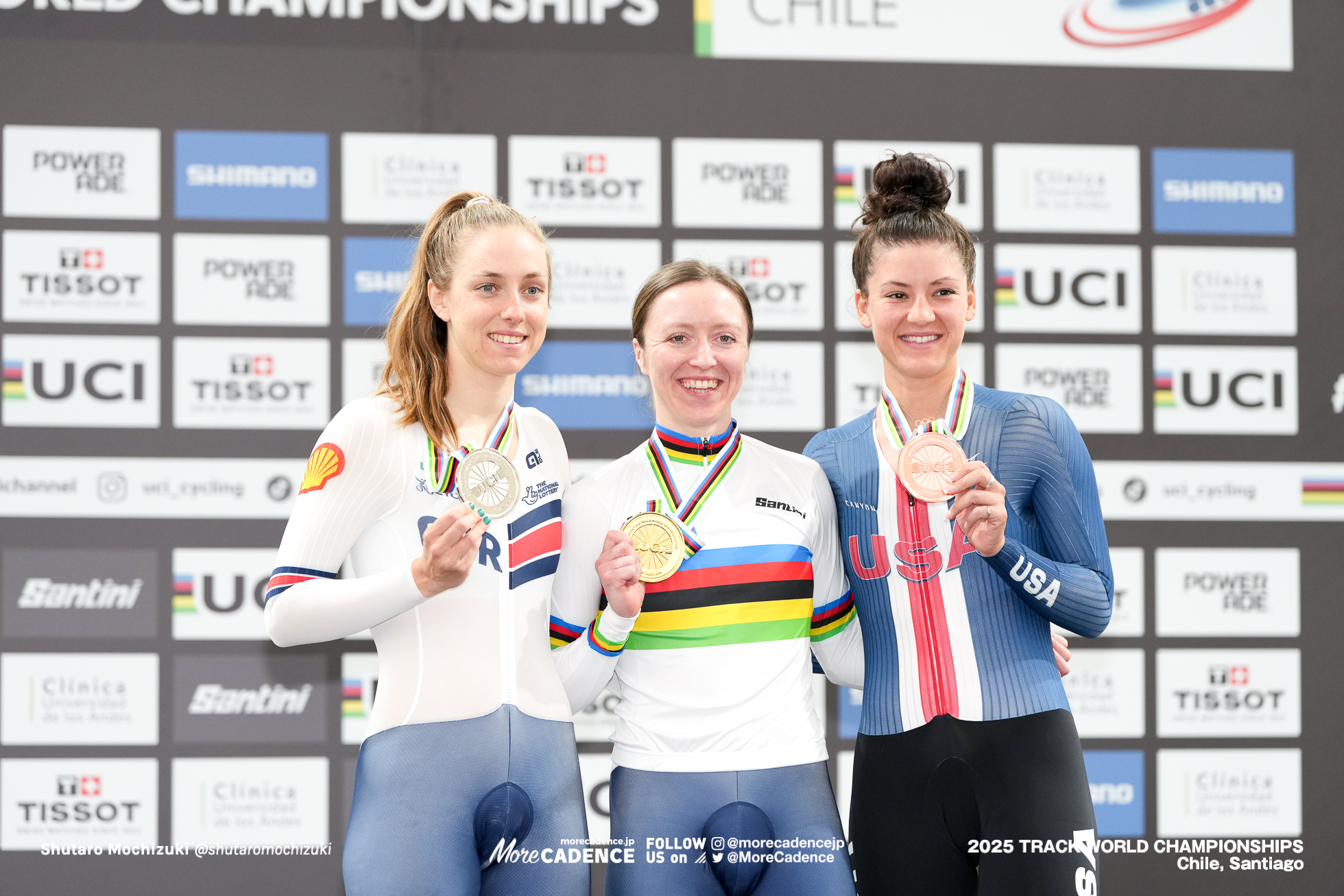 女子マディソン, WOMEN'S Madison,2025世界選手権トラック サンティアゴ, 2025 UCI CYCLING WORLD CHAMPIONSHIPS TRACK