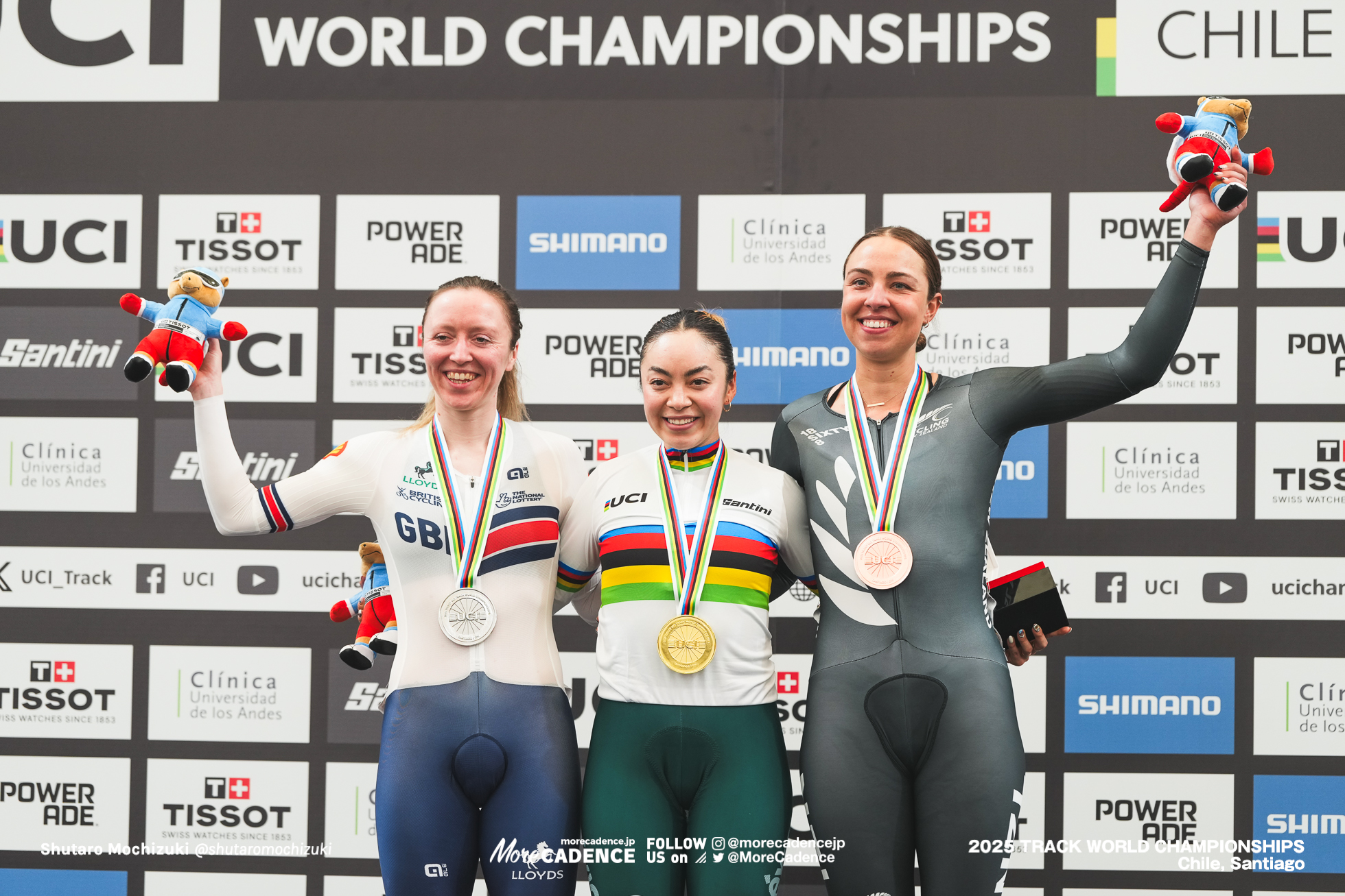 女子ポイントレース, WOMEN'S Points Race, 2025世界選手権トラック サンティアゴ, 2025 UCI CYCLING WORLD CHAMPIONSHIPS TRACK