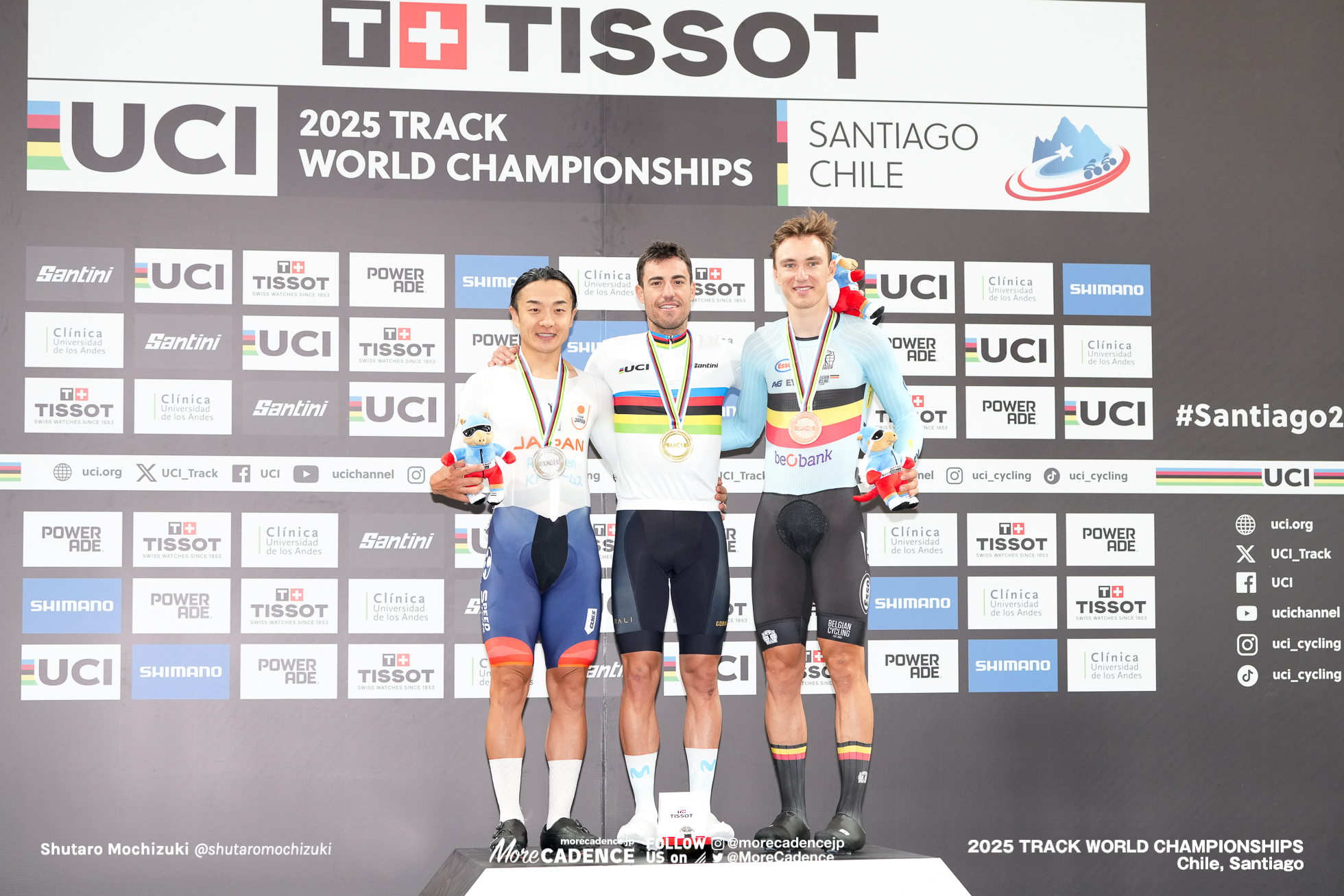男子オムニアム, MEN'S Omnium,2025世界選手権トラック サンティアゴ, 2025 UCI CYCLING WORLD CHAMPIONSHIPS TRACK