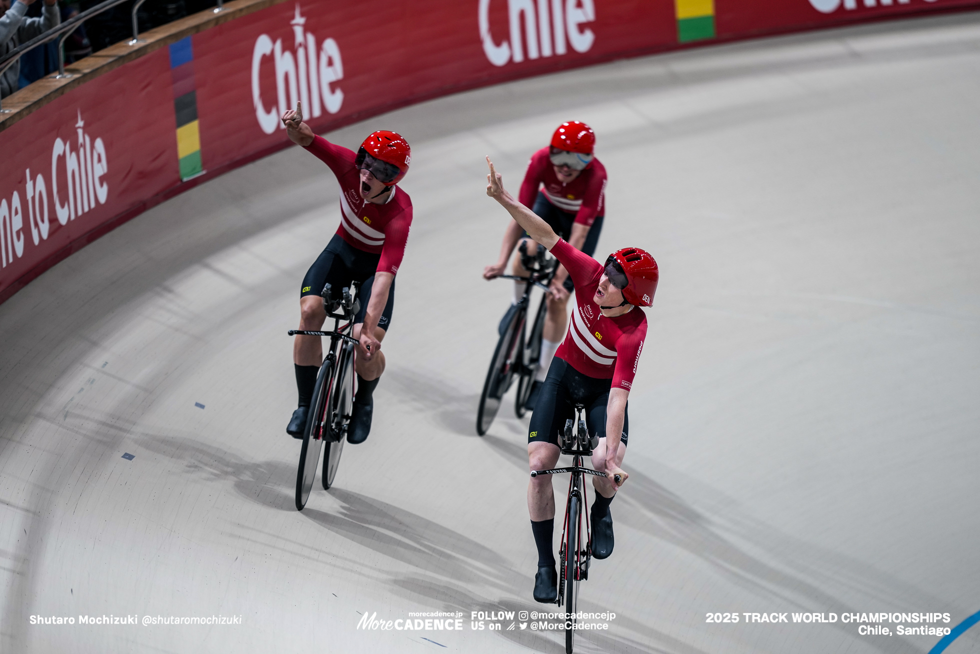 男子チームパシュート, MEN'S Team Pursuit,2025世界選手権トラック サンティアゴ, 2025 UCI CYCLING WORLD CHAMPIONSHIPS TRACK
