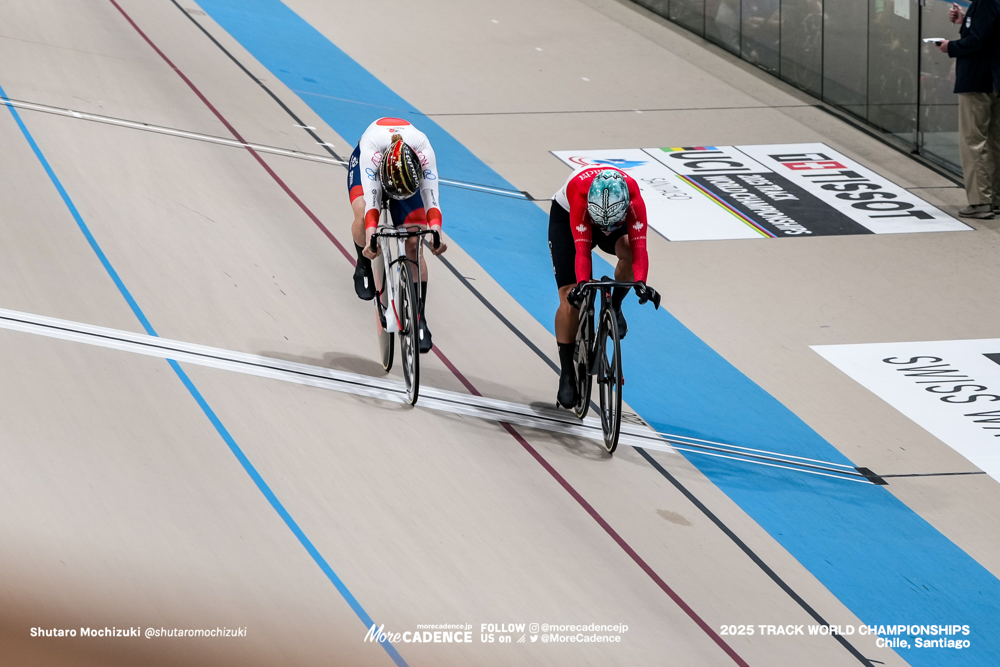 ローリン・ジェネスト,Lauriane Genest,佐藤水菜, SATO MINA,女子スプリント, WOMEN'S Sprint,2025世界選手権トラック サンティアゴ, 2025 UCI CYCLING WORLD CHAMPIONSHIPS TRACK