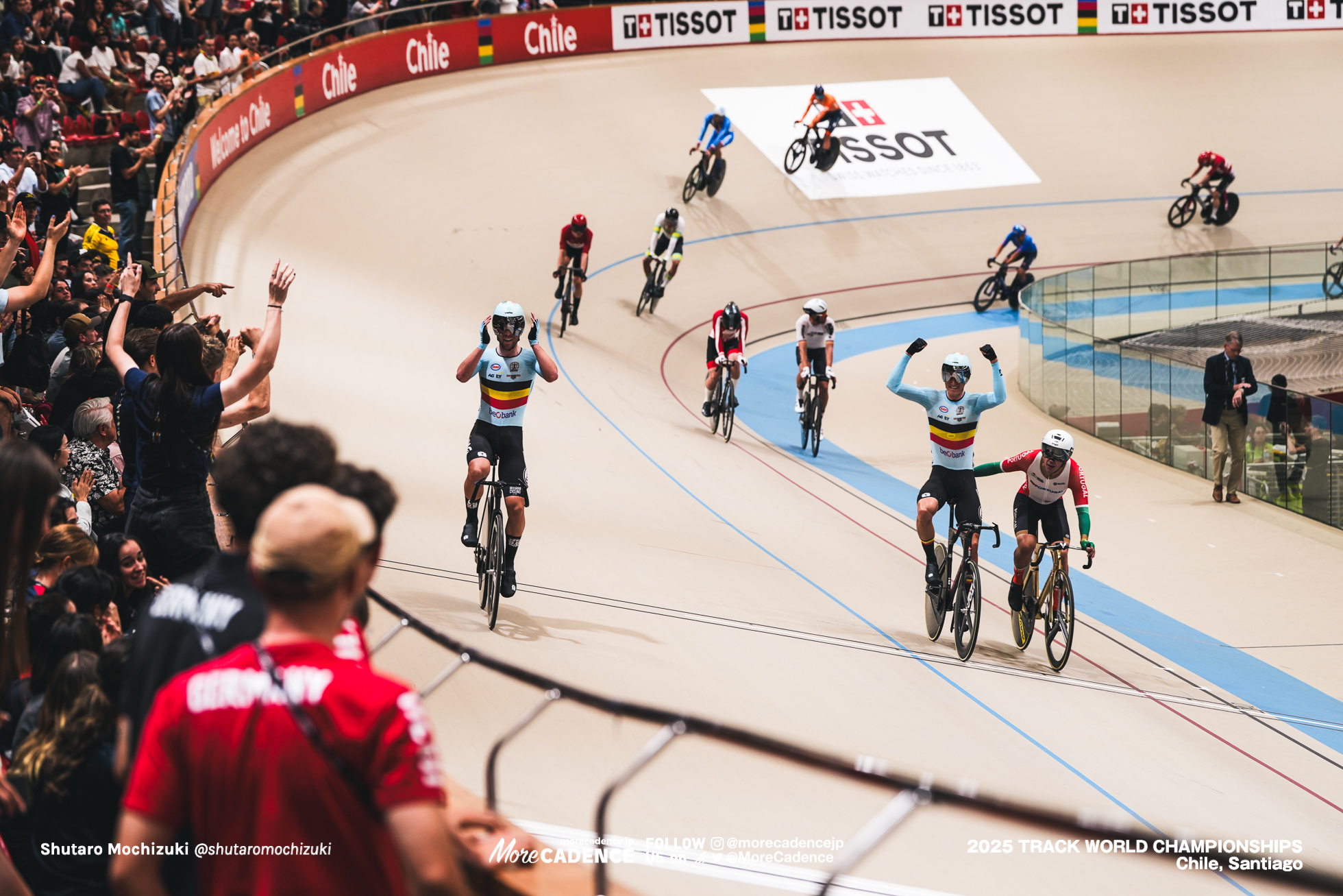 男子マディソン, MEN'S Madison,2025世界選手権トラック サンティアゴ, 2025 UCI CYCLING WORLD CHAMPIONSHIPS TRACK