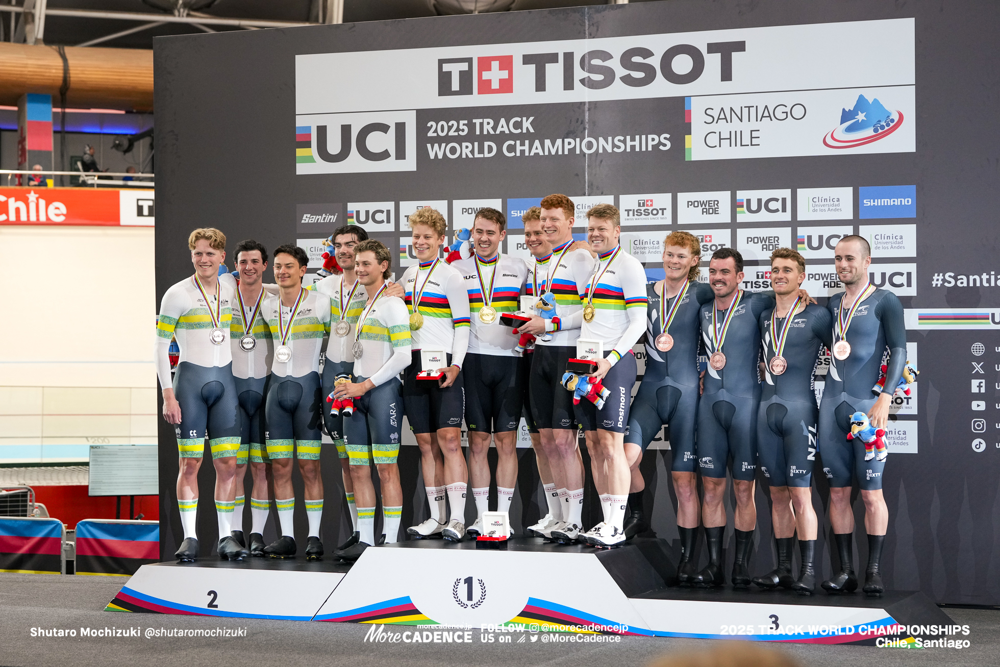 男子チームパシュート, MEN'S Team Pursuit,2025世界選手権トラック サンティアゴ, 2025 UCI CYCLING WORLD CHAMPIONSHIPS TRACK