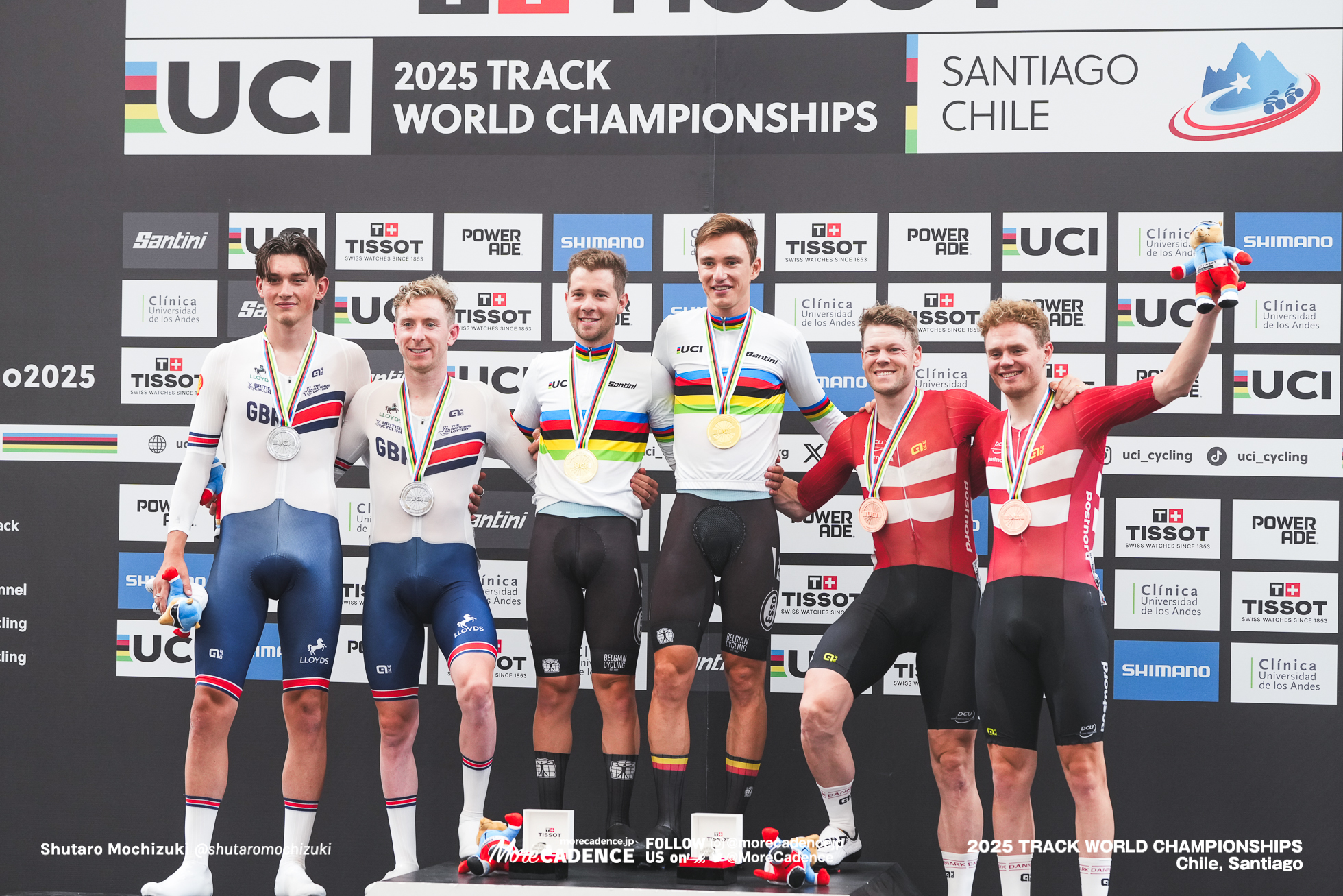 男子マディソン, MEN'S Madison,2025世界選手権トラック サンティアゴ, 2025 UCI CYCLING WORLD CHAMPIONSHIPS TRACK