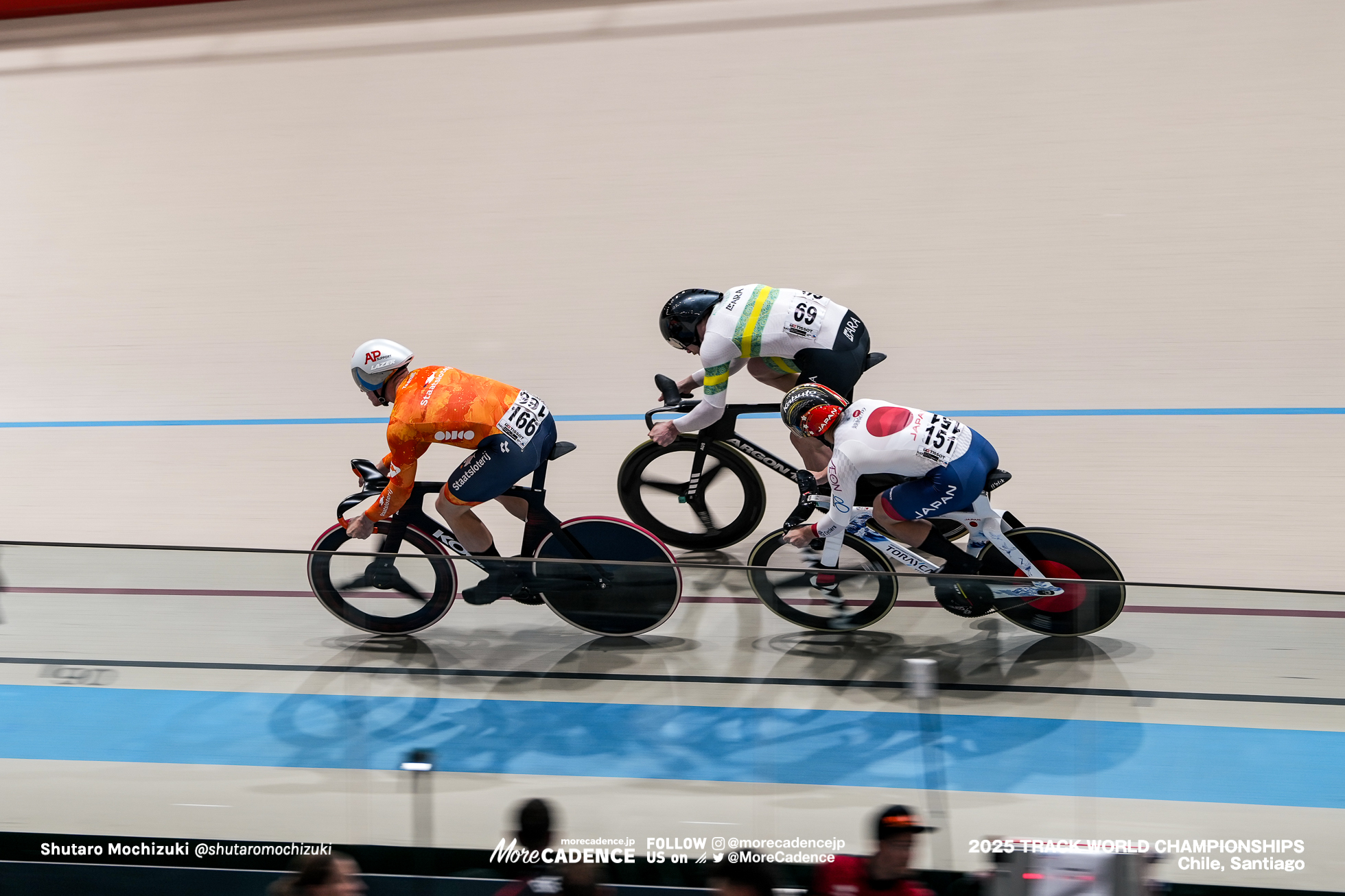 レイ・ホフマン,Leigh Hoffman,ジェフリー・ホーフラント,Jeffrey Hoogland,太田海也, OTA Kaiya,男子ケイリン, MEN'S KEIRIN,2025世界選手権トラック サンティアゴ, 2025 UCI CYCLING WORLD CHAMPIONSHIPS TRACK