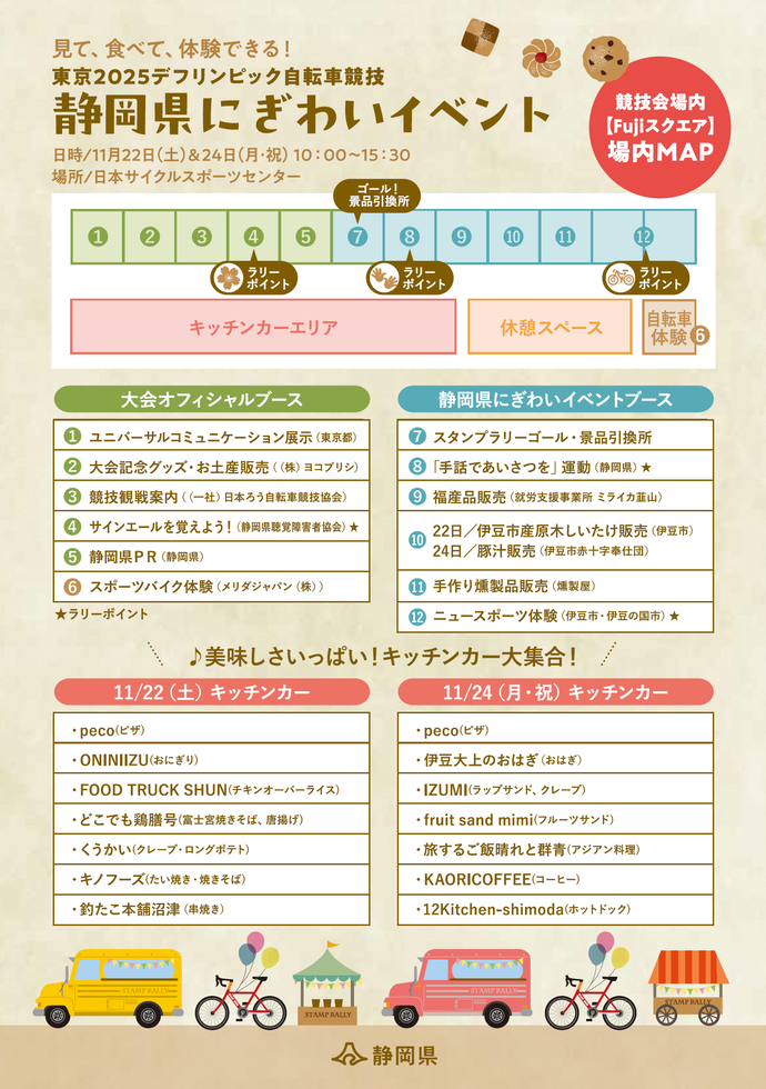 画像出典：東京2025デフリンピック自転車競技の静岡県開催について（静岡県）