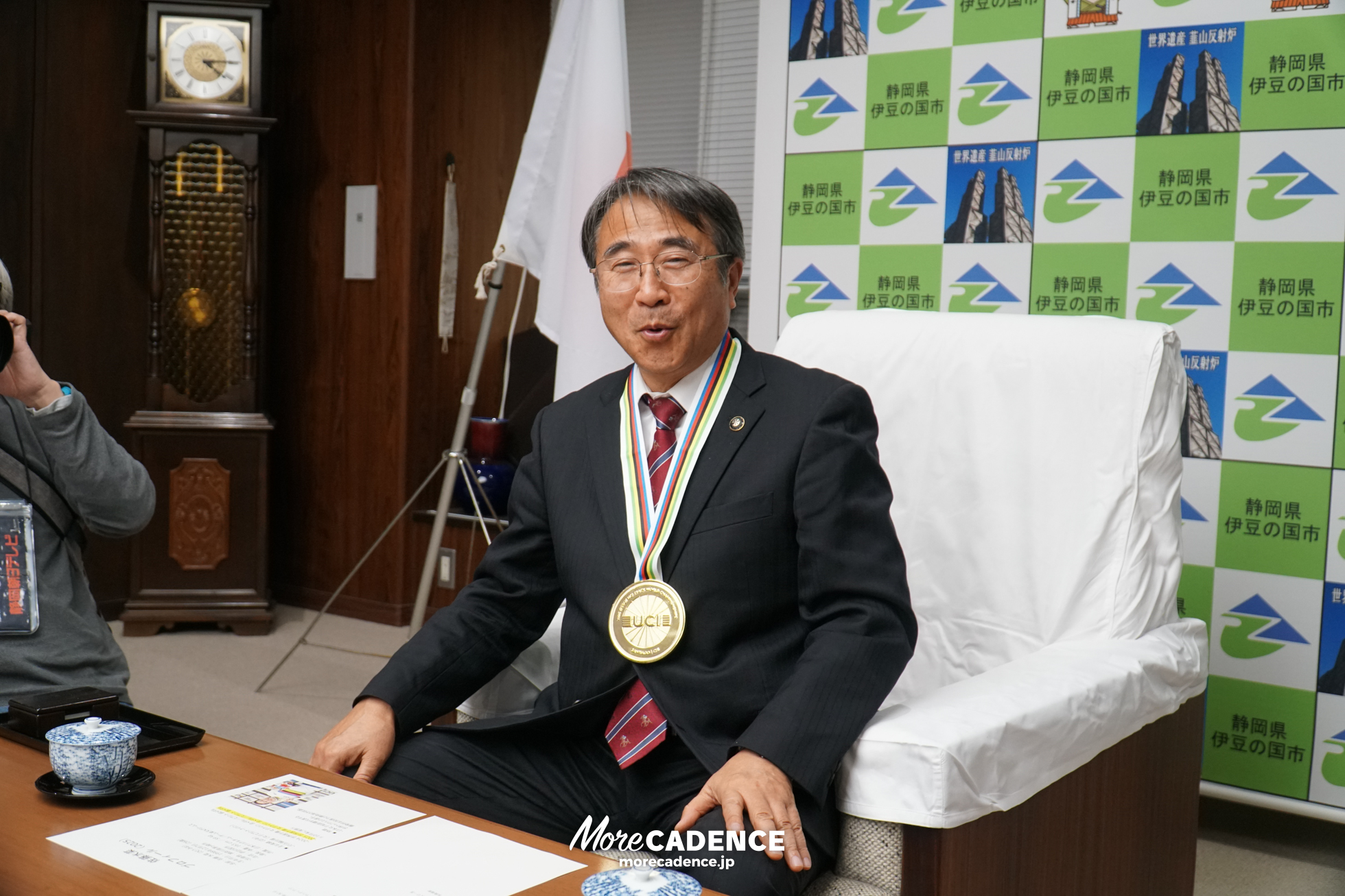 佐藤水菜, 伊豆の国市表敬訪問